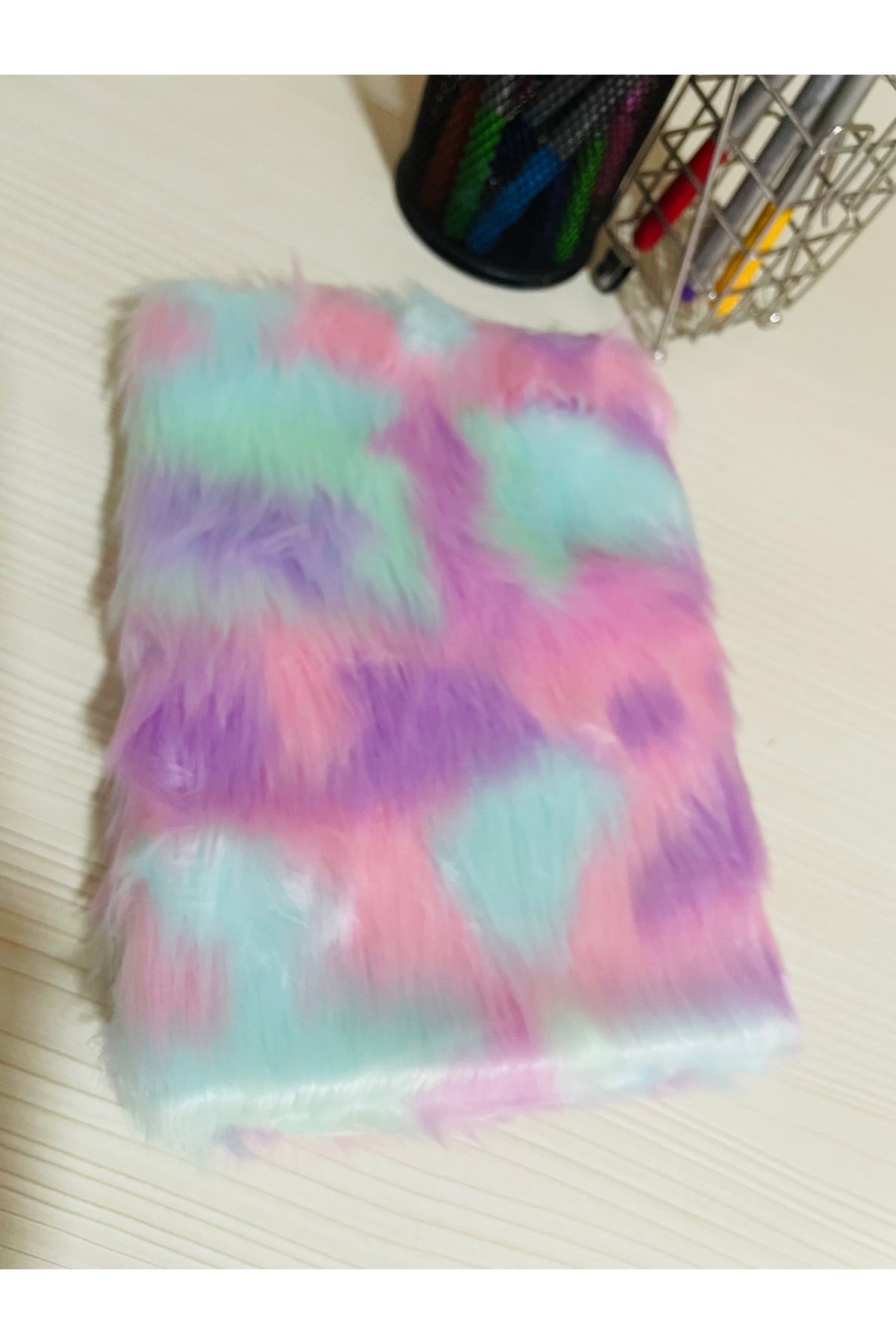 My Easy Shop-Soft Unicorn Plush Notebook - Embossed and Lined 6