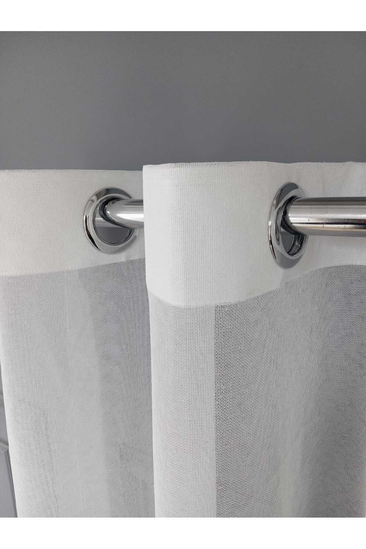 Brillant-Rustic Frosted Eyelet Tulle Curtain 3