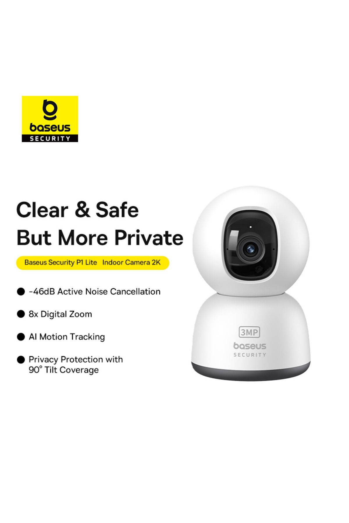 Baseus-Security P1 Lite - 2K Smart Indoor Camera with High Security 5
