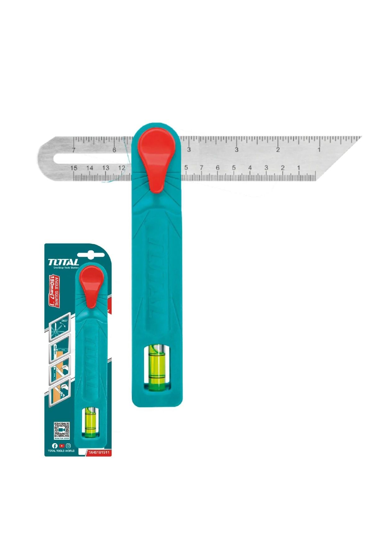 TOTAL-Total Tahs181511 180mm Movable Carpenter Angle 5