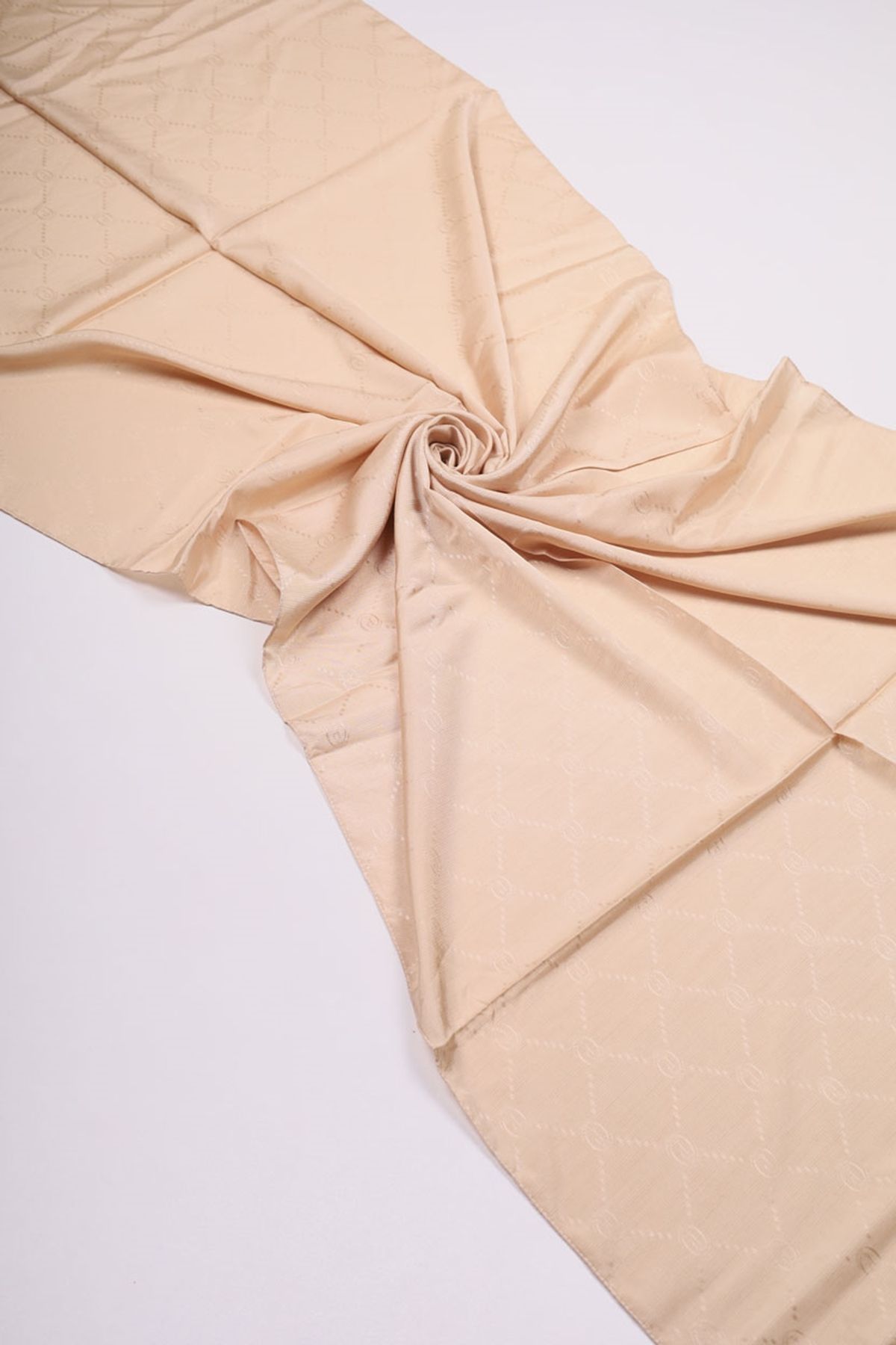 PİRAMİT-Pyramid Monogram Flush Shawl - Pattern-06 - Color-02 1