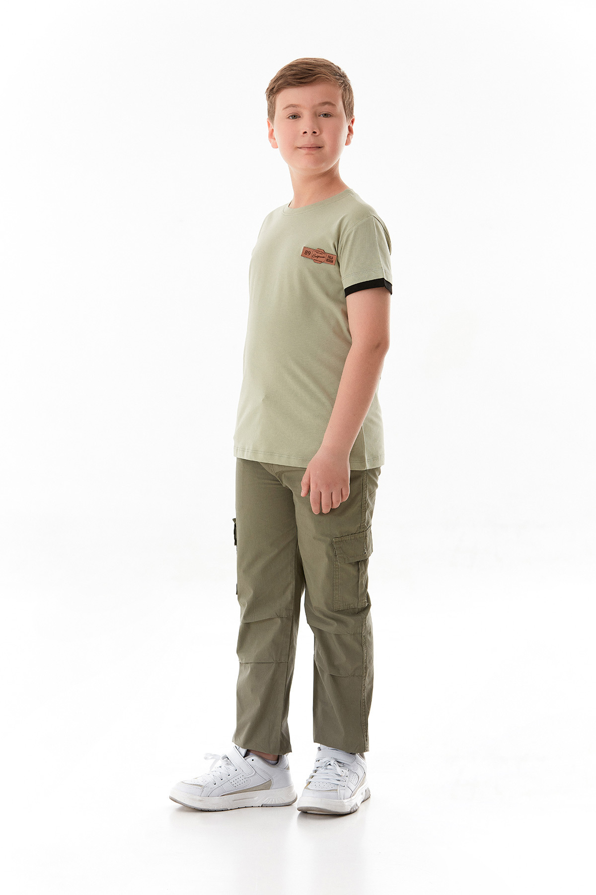 Fulla Moda-100% Cotton Crested Boy's T-Shirt 2