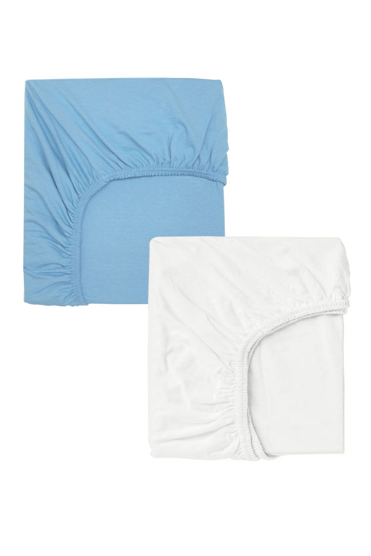 EFFE 2 Adet 70 X 120 X 20 Cm Lastikli Penye Kumaş Bebek Çarşafı