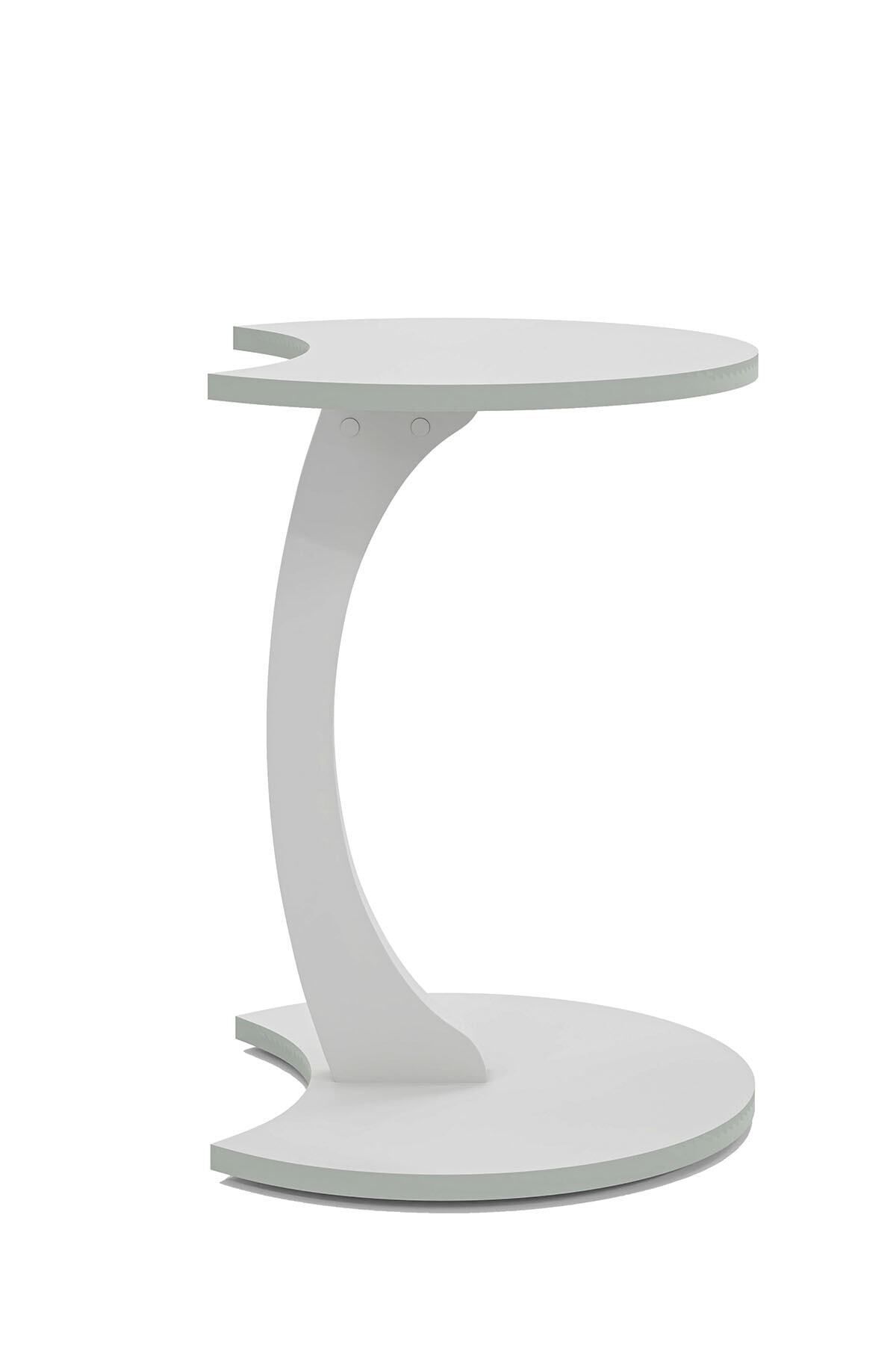 interGO-Wheeled Side Table - Jet - White 6