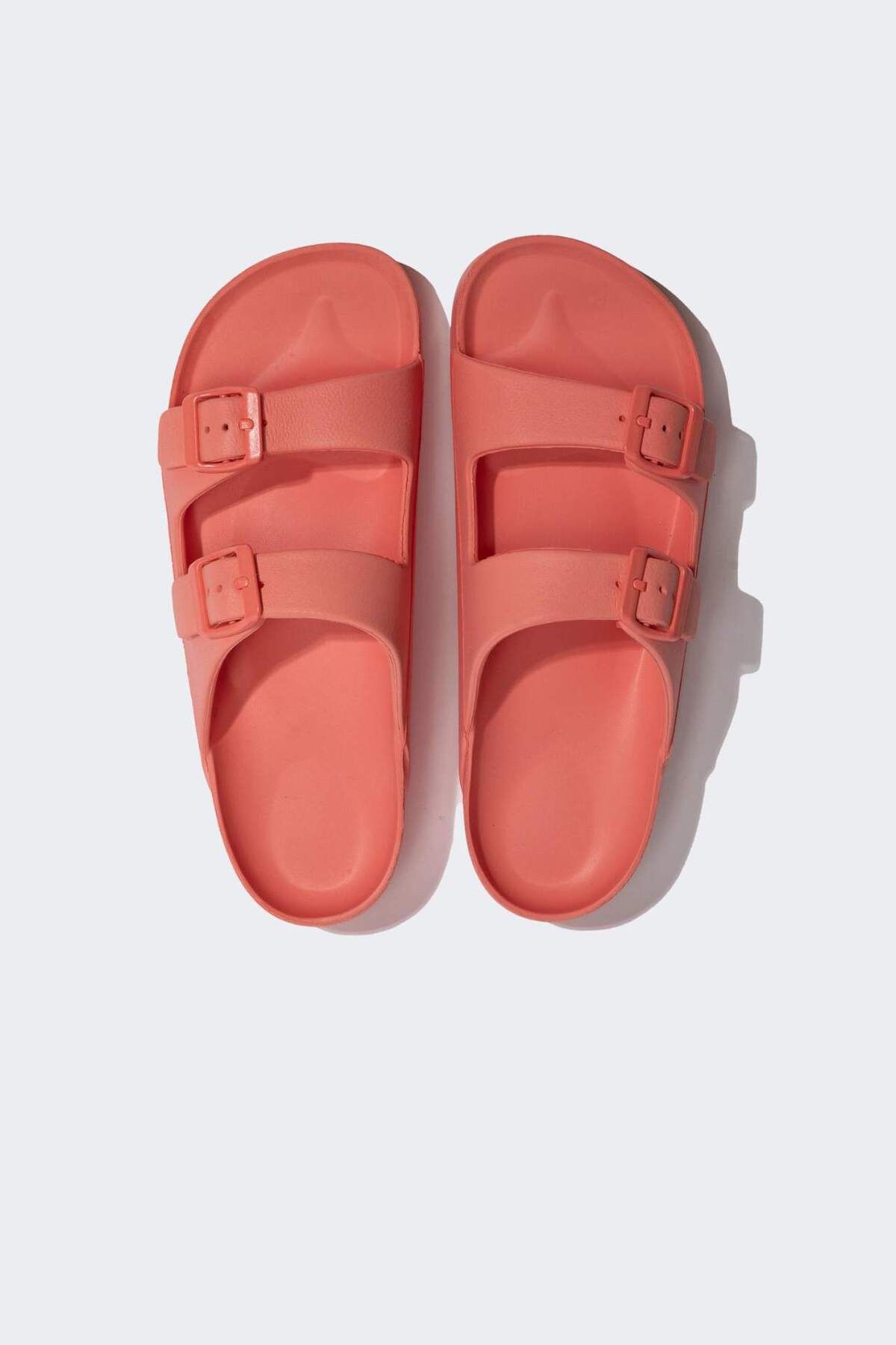 DeFacto-High Sole Double Banded Women's Eva Slippers - C0701AX24SM 7