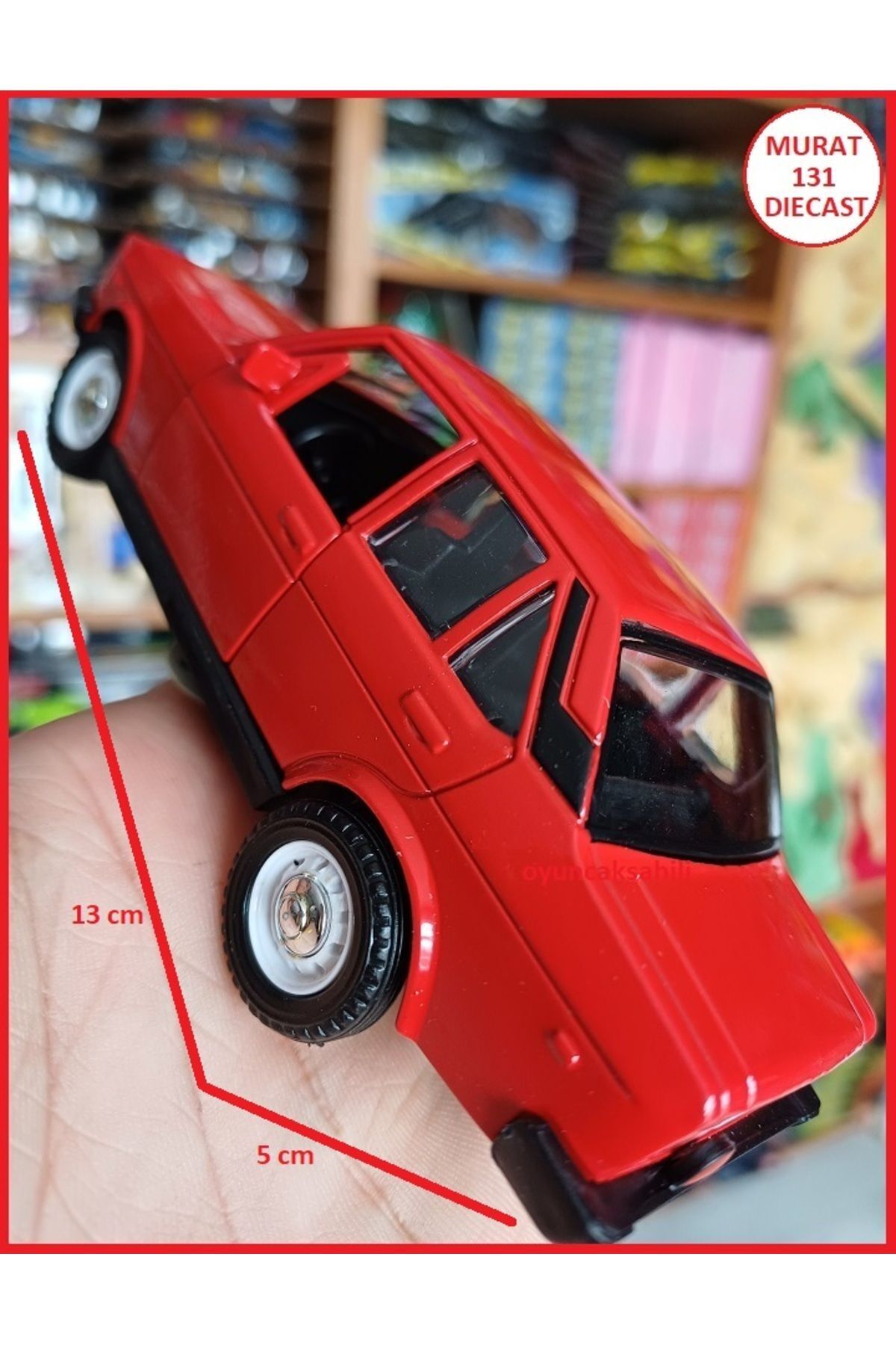 OYUNCAKSAHİLİ Murat 131 Şahin 1980 Nostalji Model Metal Araba Kapı