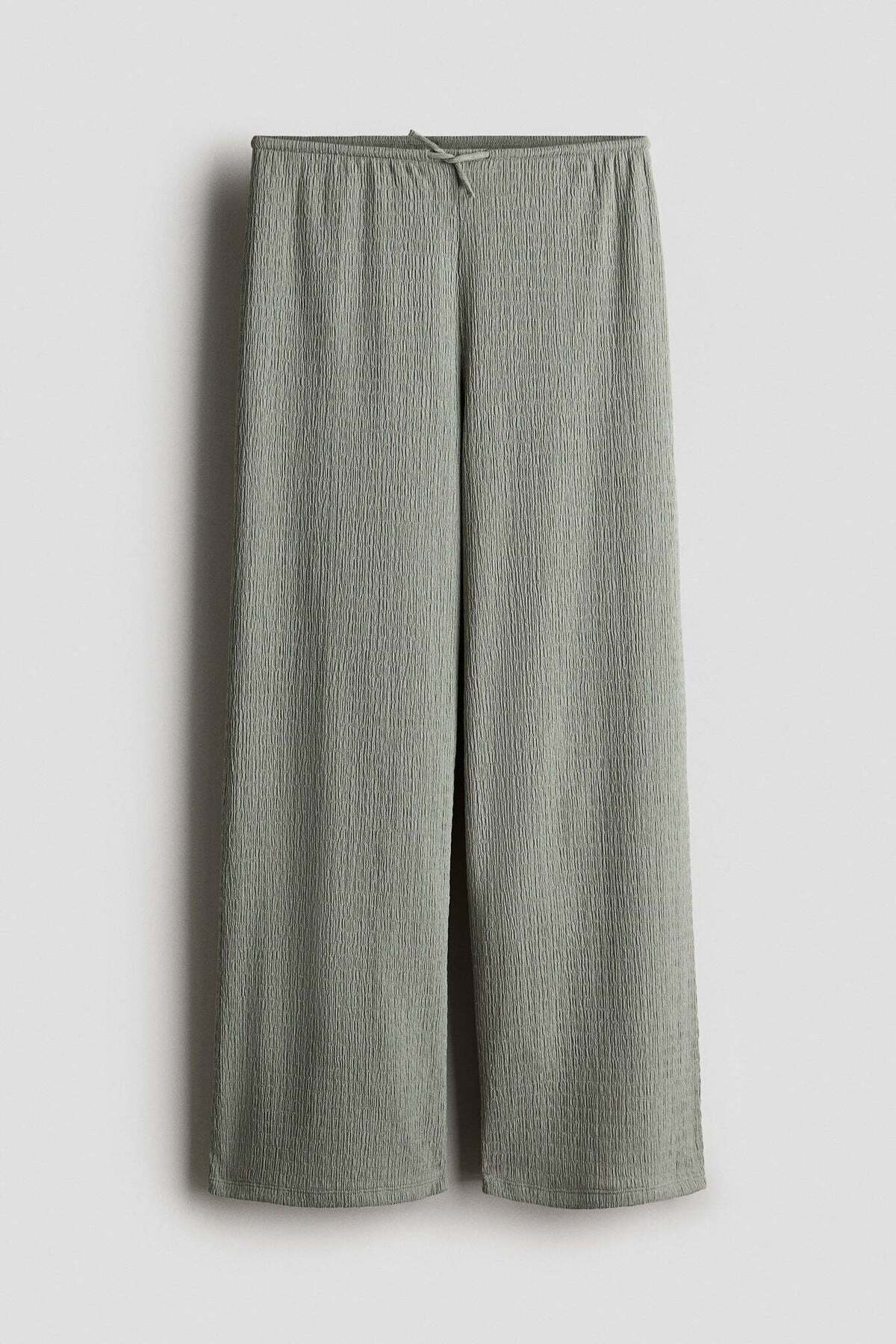 H&M Textured jersey trousers