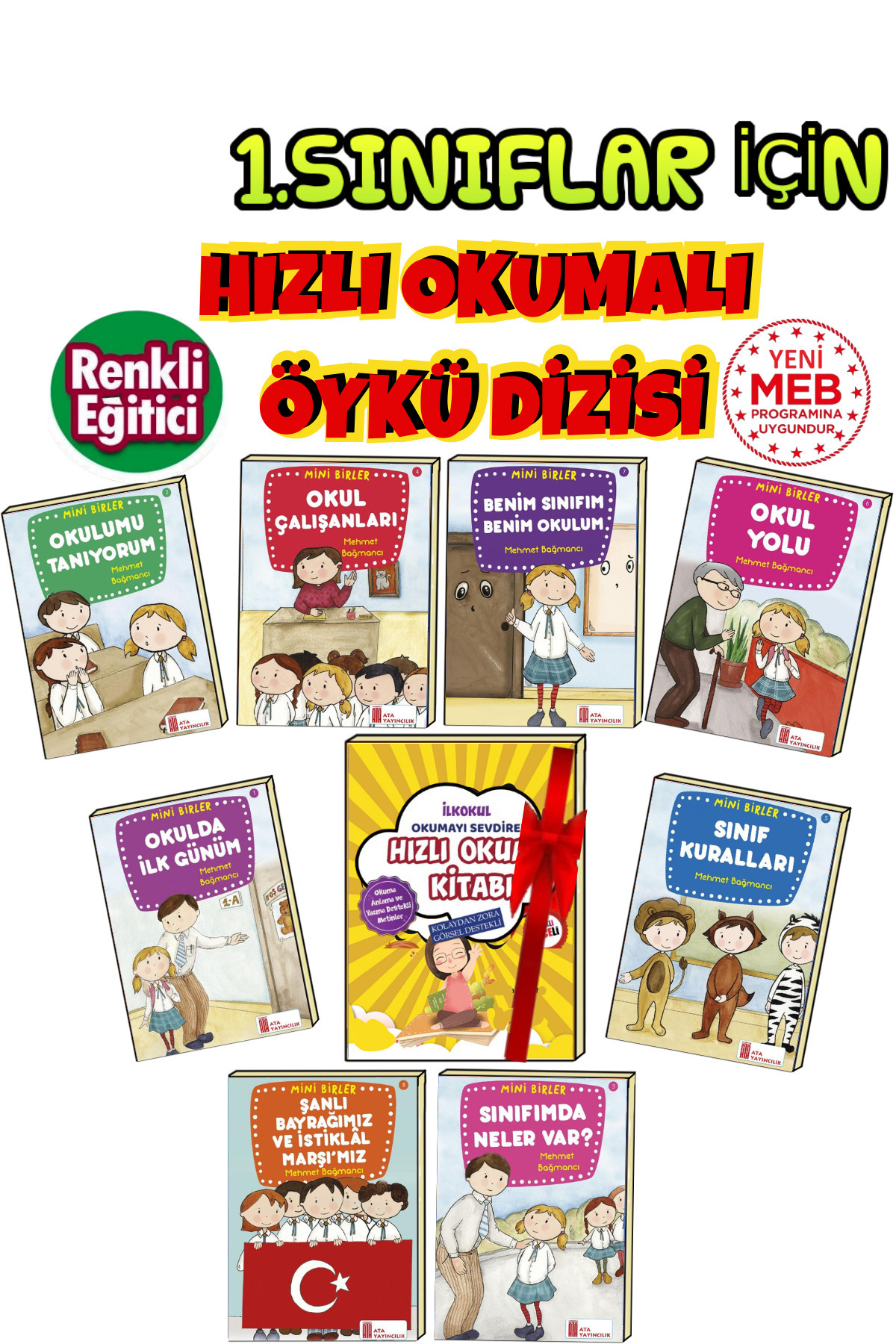 Ata Yayıncılık Hızlı Okumalı Mini Birler Öykü Seti( Hızlı Okuma