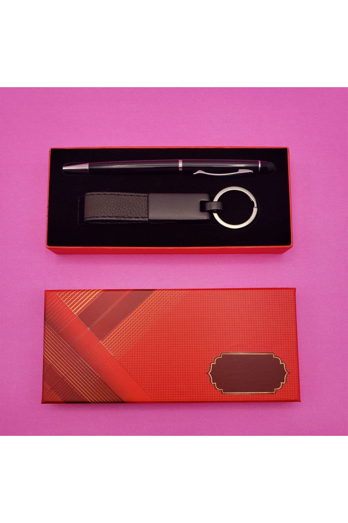 BirdoluSepet Siyah Touchpen Kalem Ve Anahtarlık