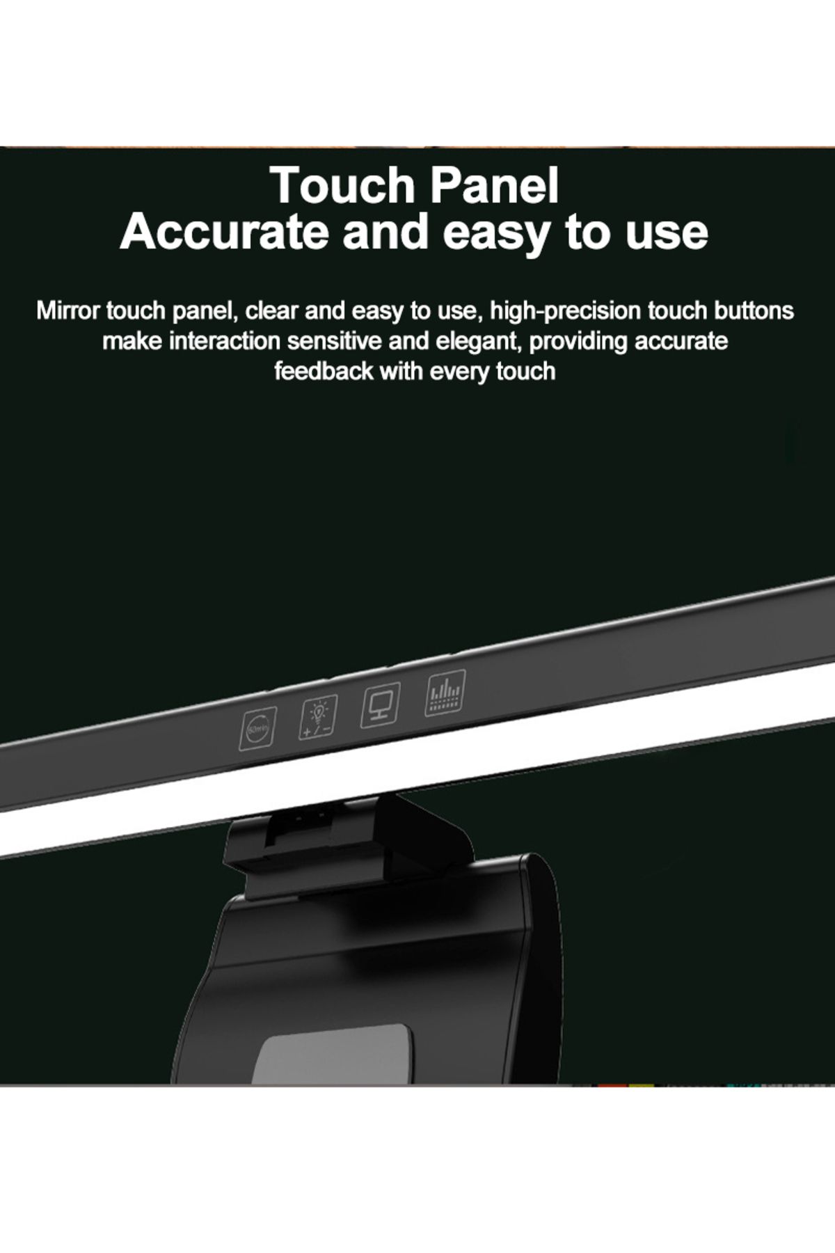 FlashHawk-Computer Monitor Light with RGB Colorful Ambient Light，USB Powered Monitor Lamps 5