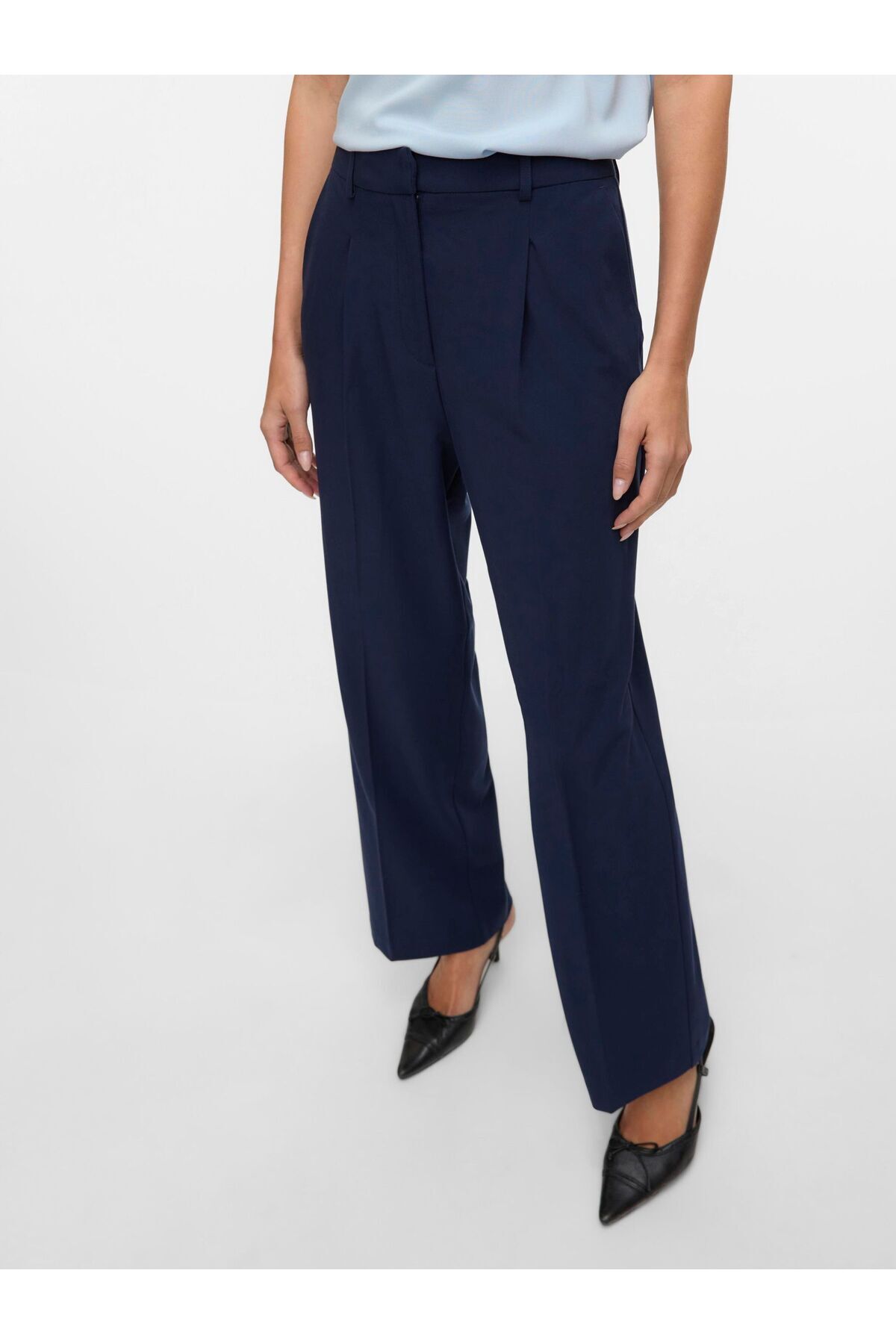 Vero Moda-Anzughose VMUNIKA Hohe Taille Hose 5