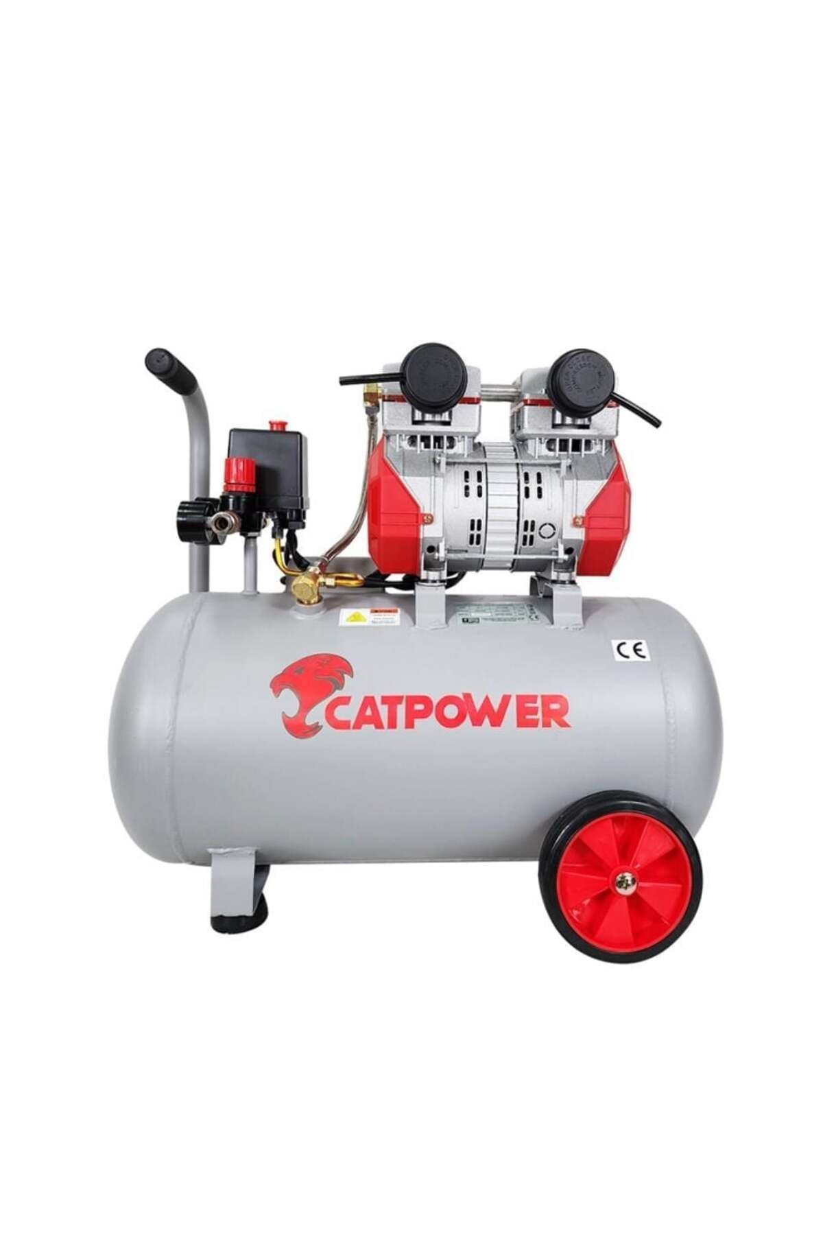 NERM 1154 50 Litre Yağsız Sessiz Hava Kompresörü 2 Hp