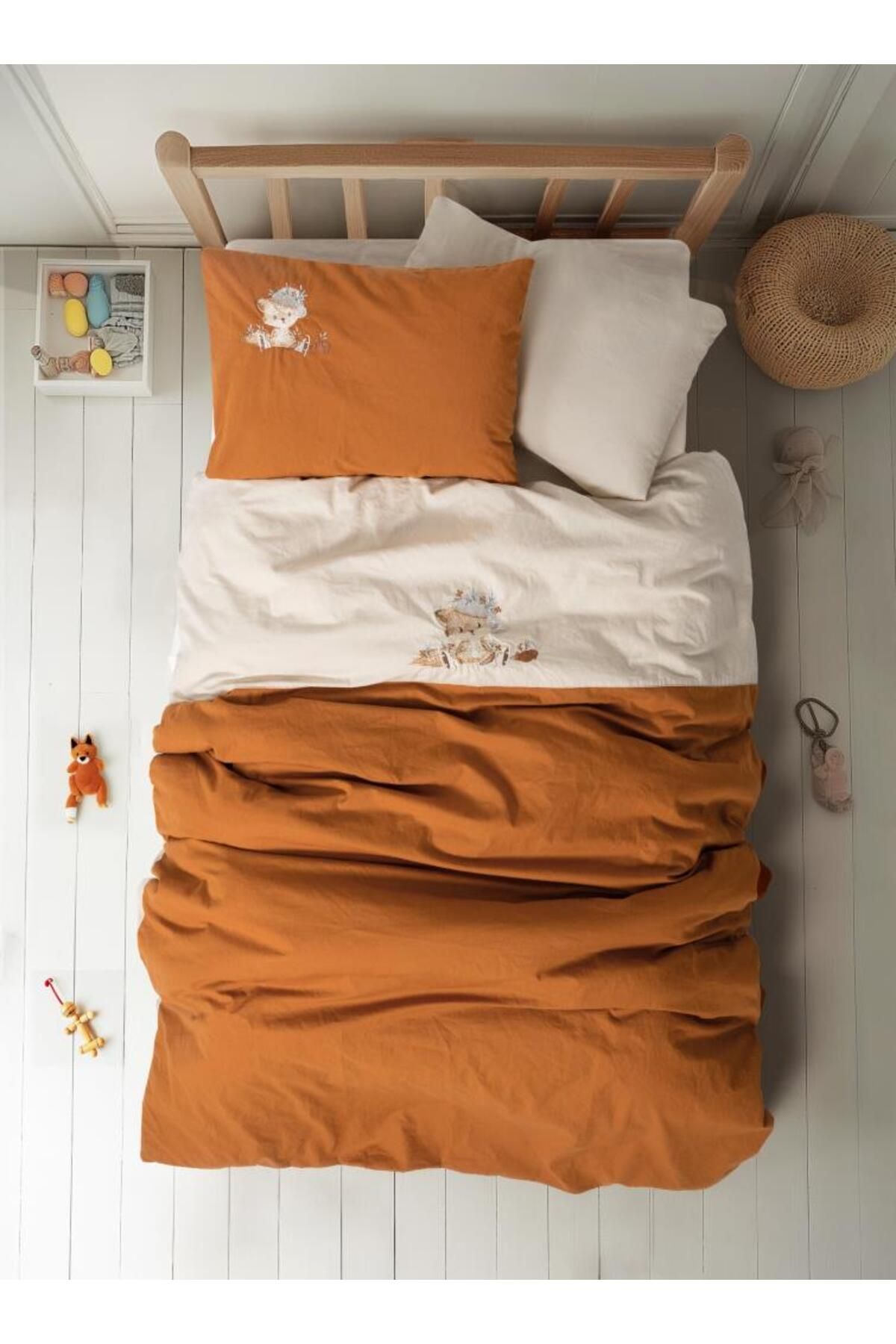 OEM Cuddly Bebek Nevresim Takımı Clever Bej