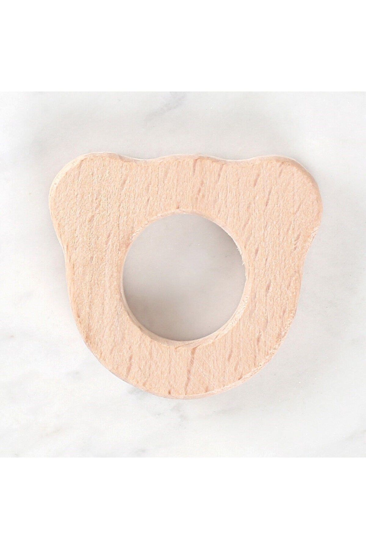 BirdoluSepet Loren Crafts Ayıcık Figürlü Organik Ahşap Diş Kaşı