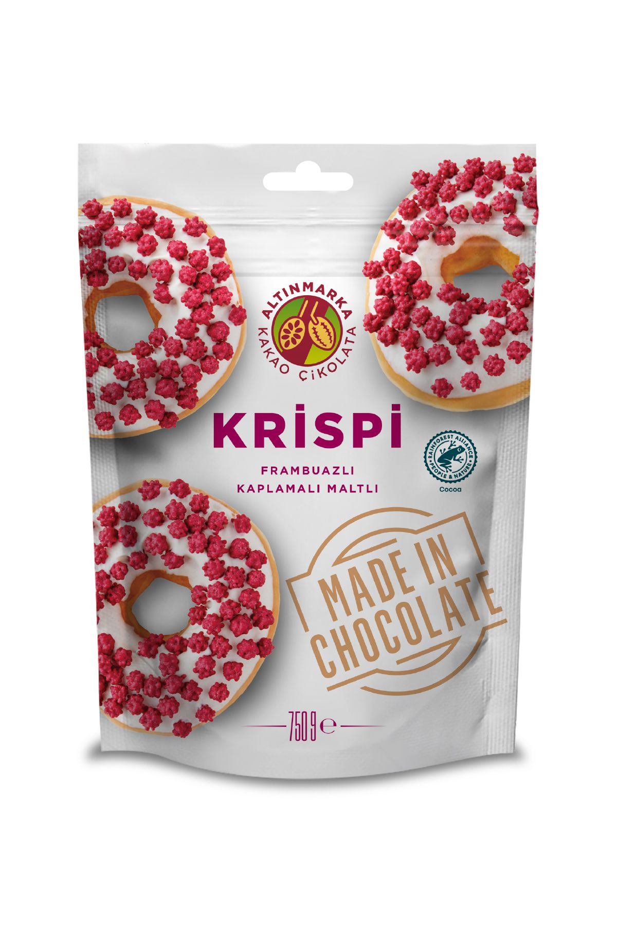 Altınmarka Frambuaz Kaplamalı Maltlı 750gr Krispi