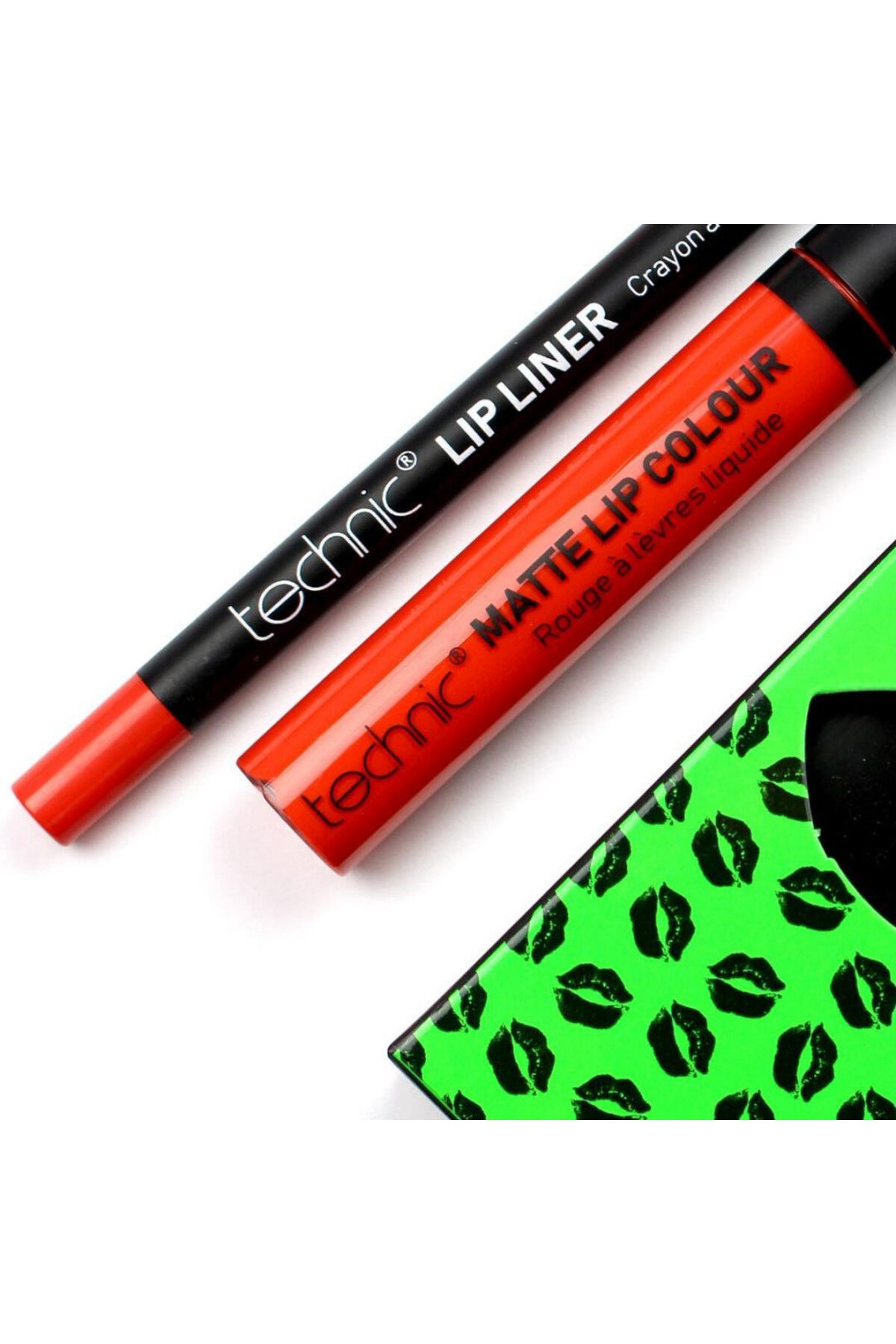 TECHNIC-Lipstick and lip liner set, Technic, Lip Kit, Matte, Wild Child 3