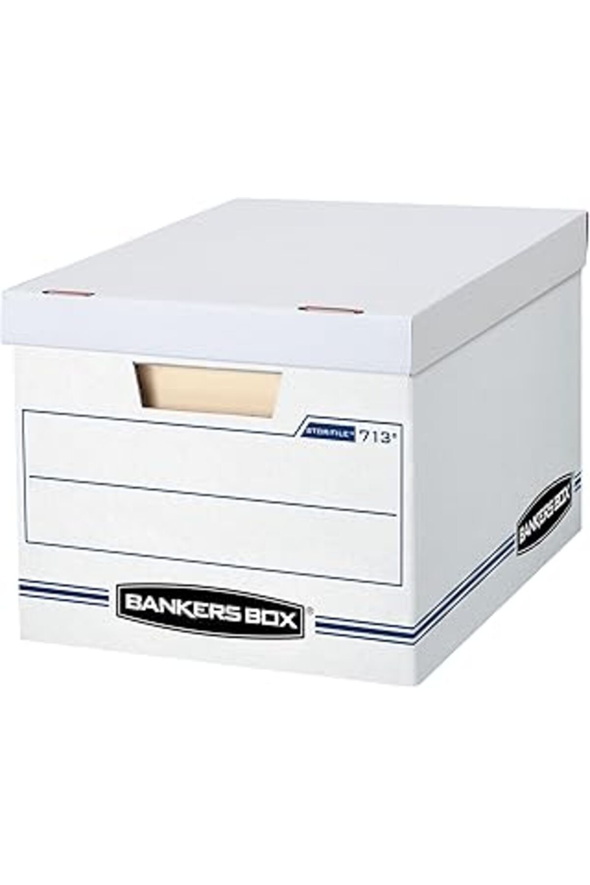 Mu Art Ahşap Bankers Box Stor/Evrak Kutuları, Standart Düzenleme, Kaldırma Kapağı, Mektup/Legal, 30 Adet (007130
