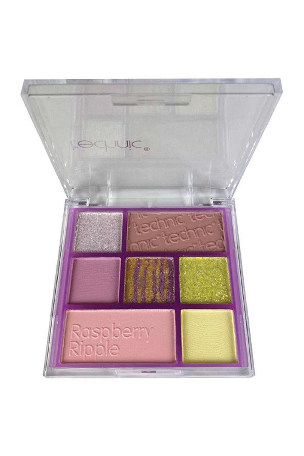 TECHNIC-Paleta fard de ochi, Technic, Raspberry Ripple, 7 farieb 2