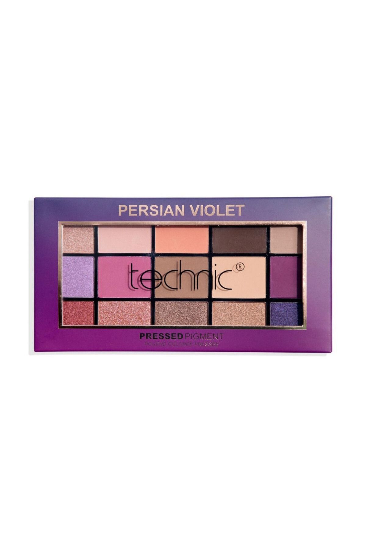 TECHNIC-Paleta očních stínů Technic Persian Violet, 15 odstínů 4