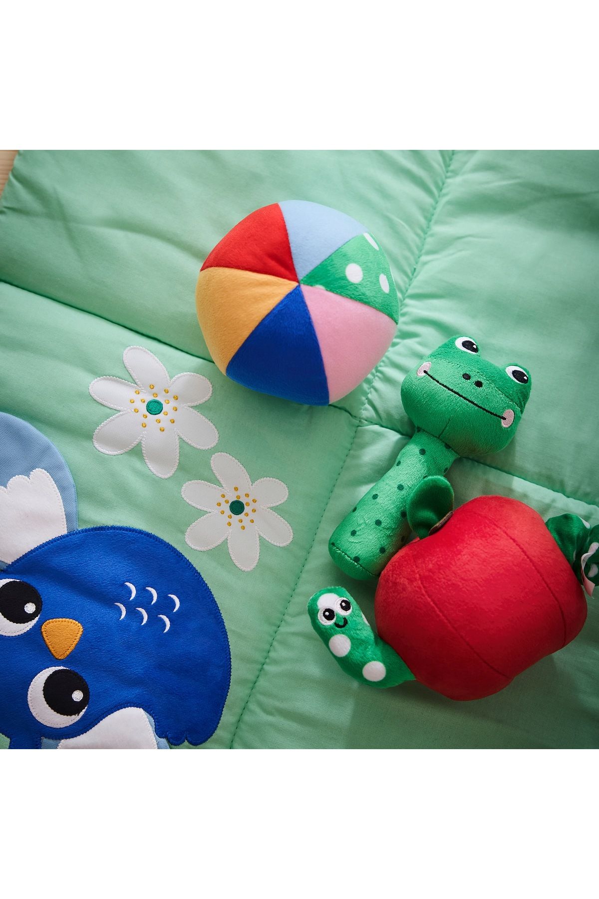 IKEA-SANDBI Musical Toy, Apple and Worm Red/Green 4