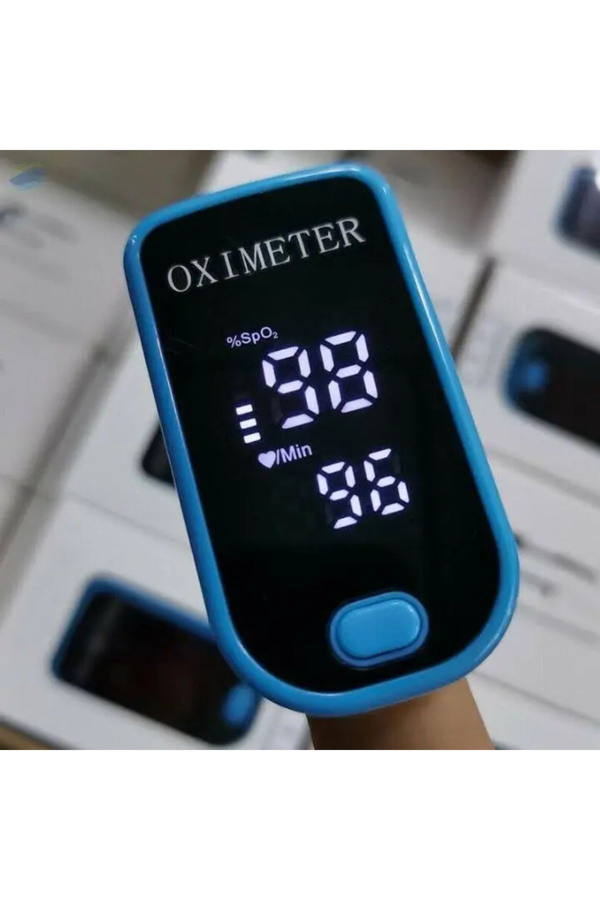COOYA-Oximeter, One-Touch Detection of Blood Oxygen Index, LED High-Definition Screen Display 3