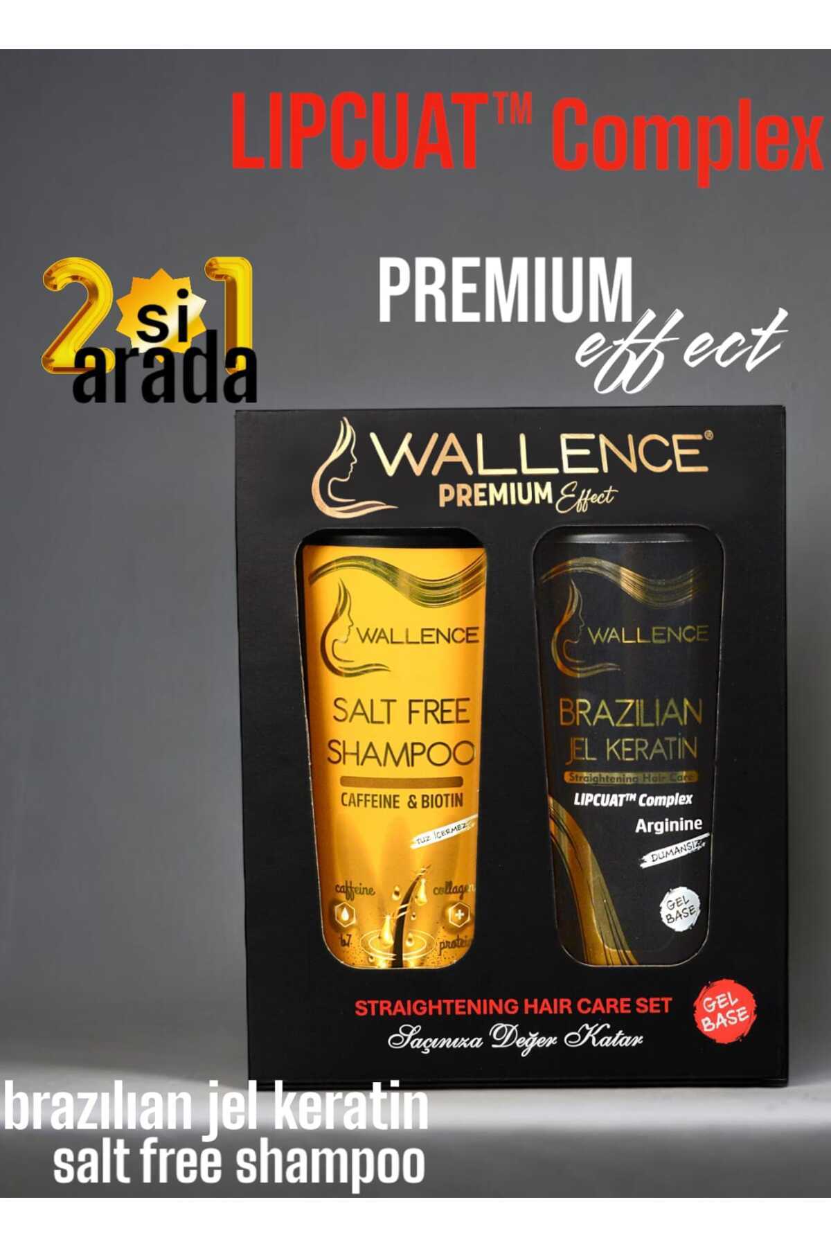 wallence ست دو تکه شامپو و کراتین ۱۰۰۰x۲ میلیلیتر — ۰۲۳
