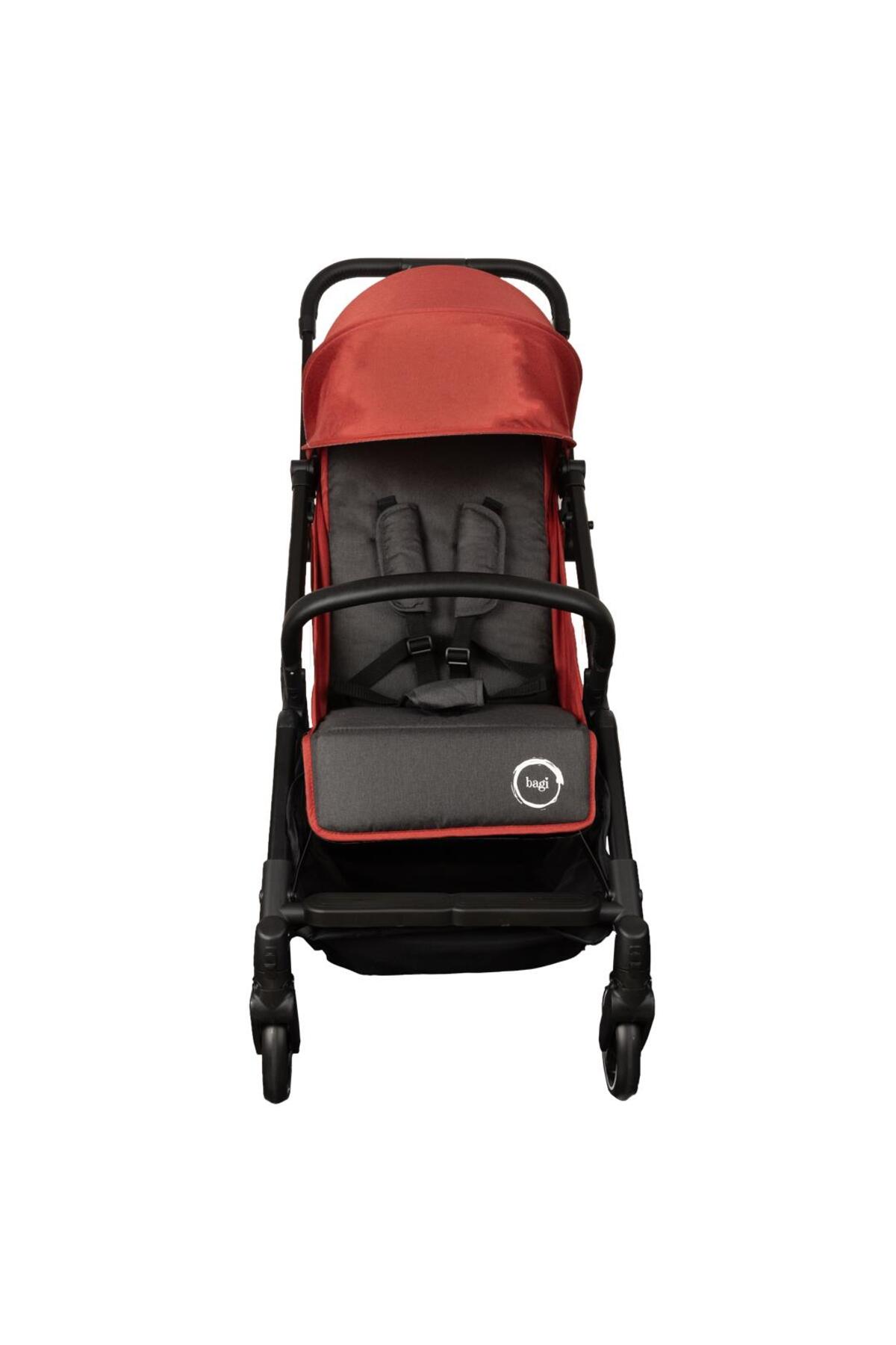 Bagi Gravity Autofold Cosmo Travel Sistem Bebek Arabası Red - Grey fotoğrafı 4 (önizleme)