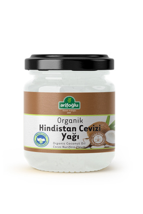Arifoğlu Organik Hindistan Cevizi Yağı 200ml (Soğuk Sıkım)