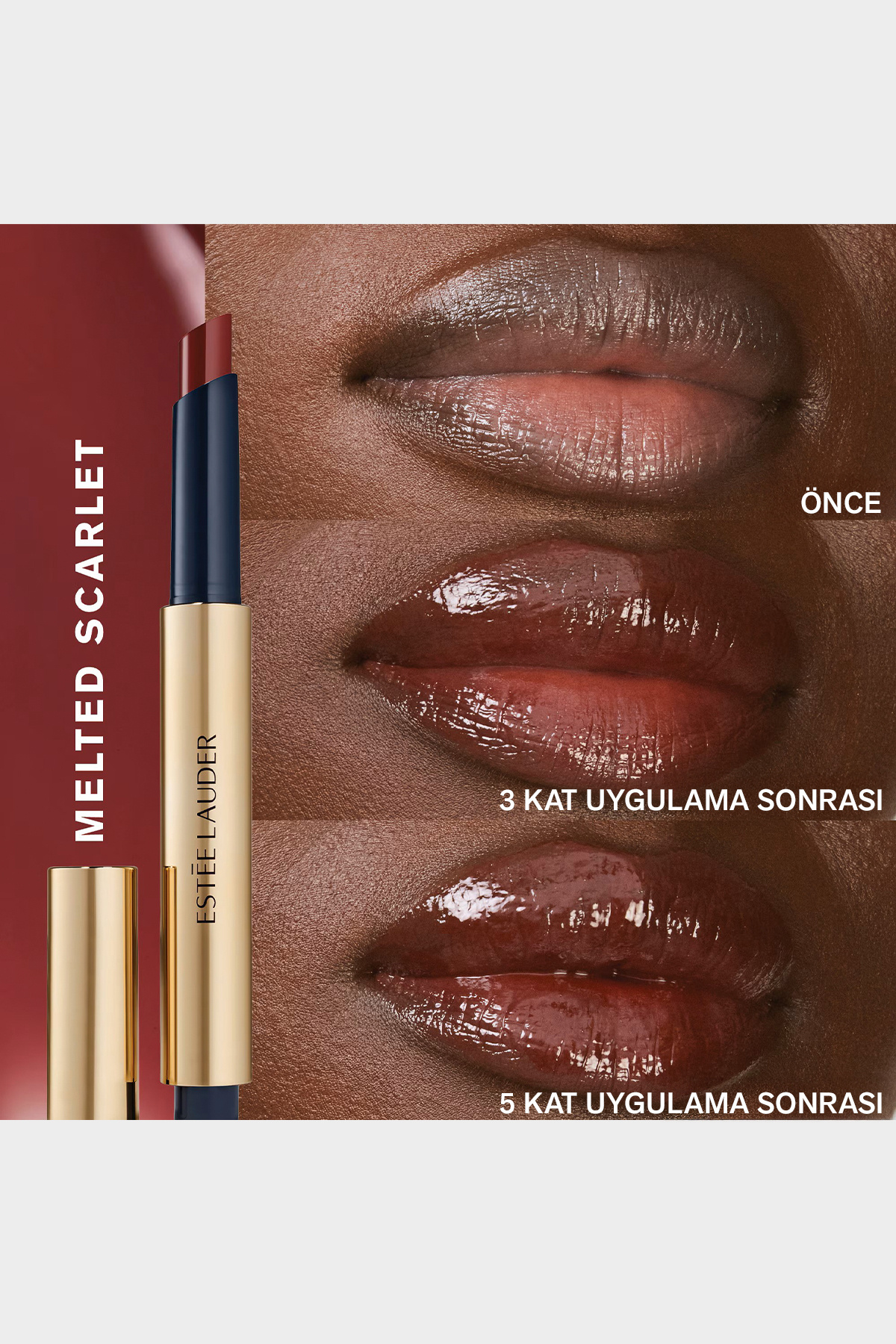 رژ لب - Pure Color Melt-On Glosstick با اثر حجم‌دهنده - رنگ: 289 Melted Scarlet