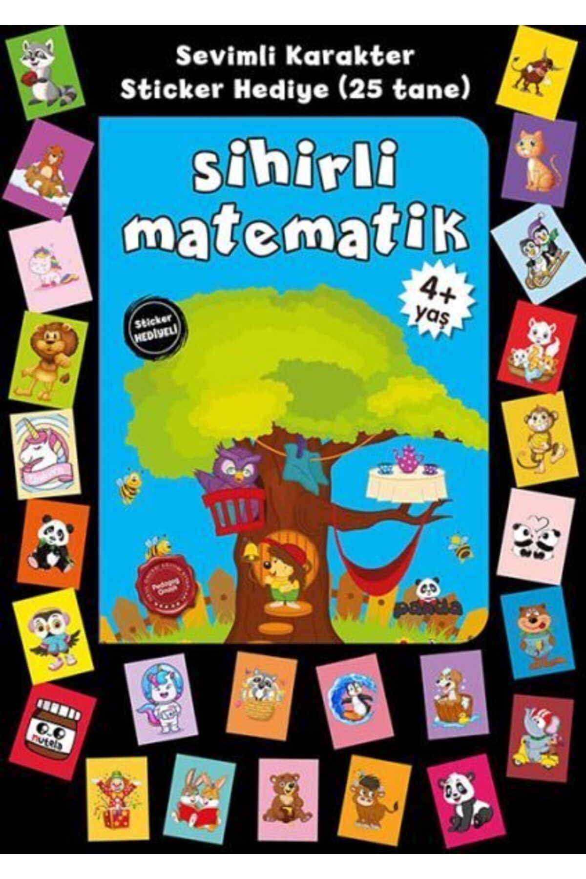 Destek Yayınları Stickerlı 4 Yaş Sihirli Matematik