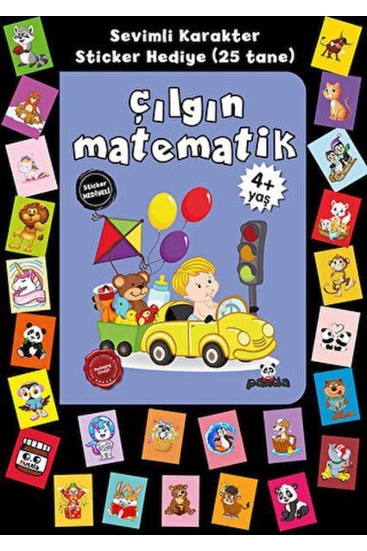 Destek Yayınları Stickerlı 4 Yaş Çılgın Matematik
