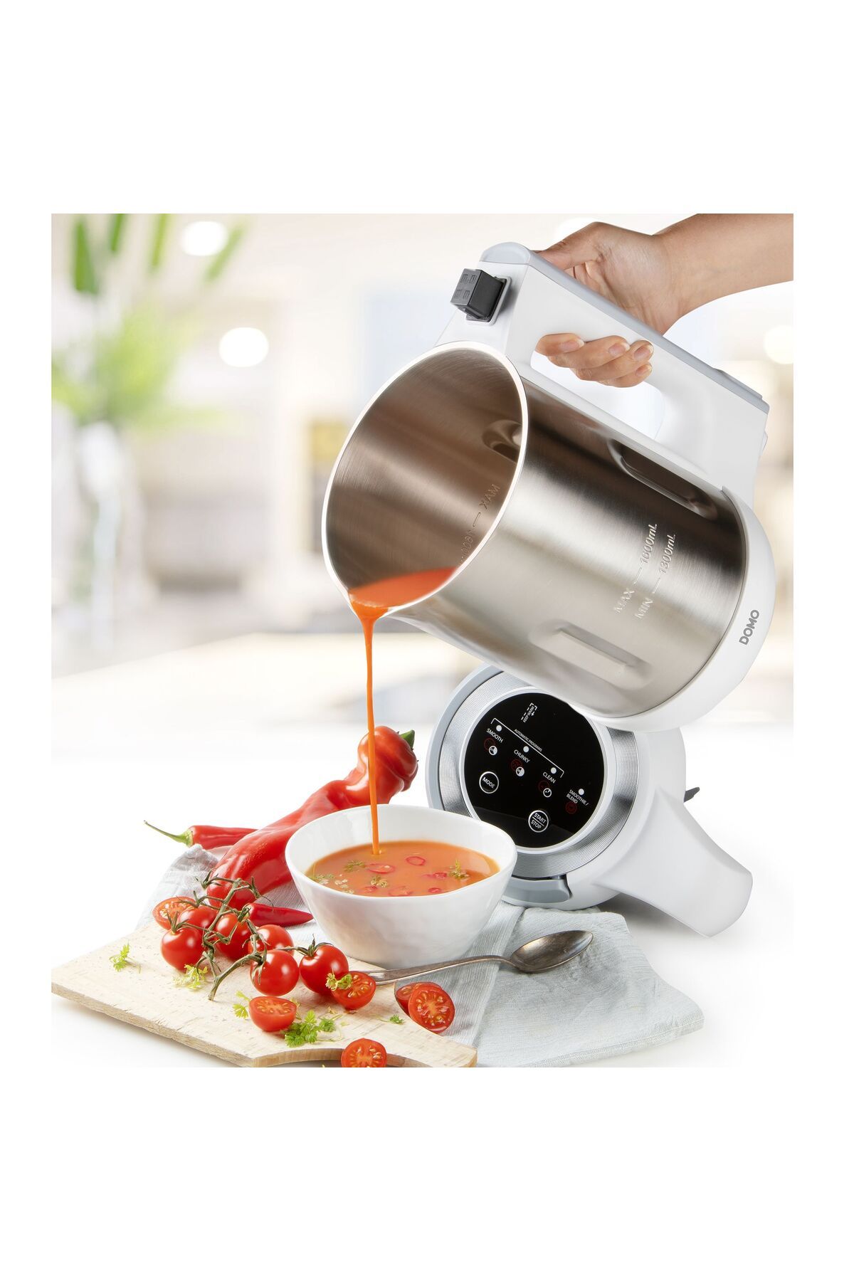 Domo-Blender with Soup Preparation Function Domo DO737BL, Capacity 1.6 Liters, Power 1000 W 5