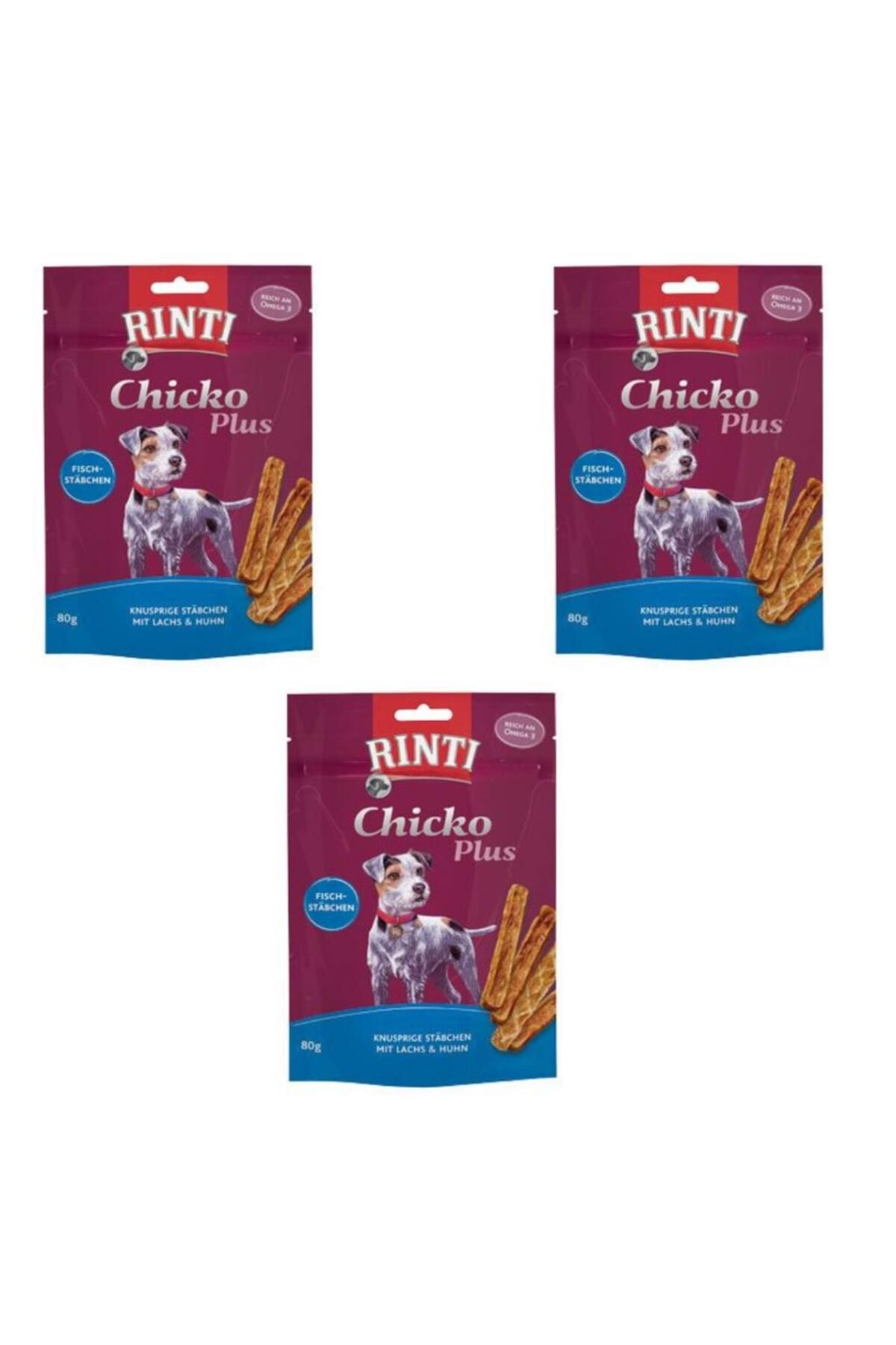 Rinti Chicko Plus Stick Balık Ve Tavuklu Köpek Ödülü 80 Gr x 3 Adet
