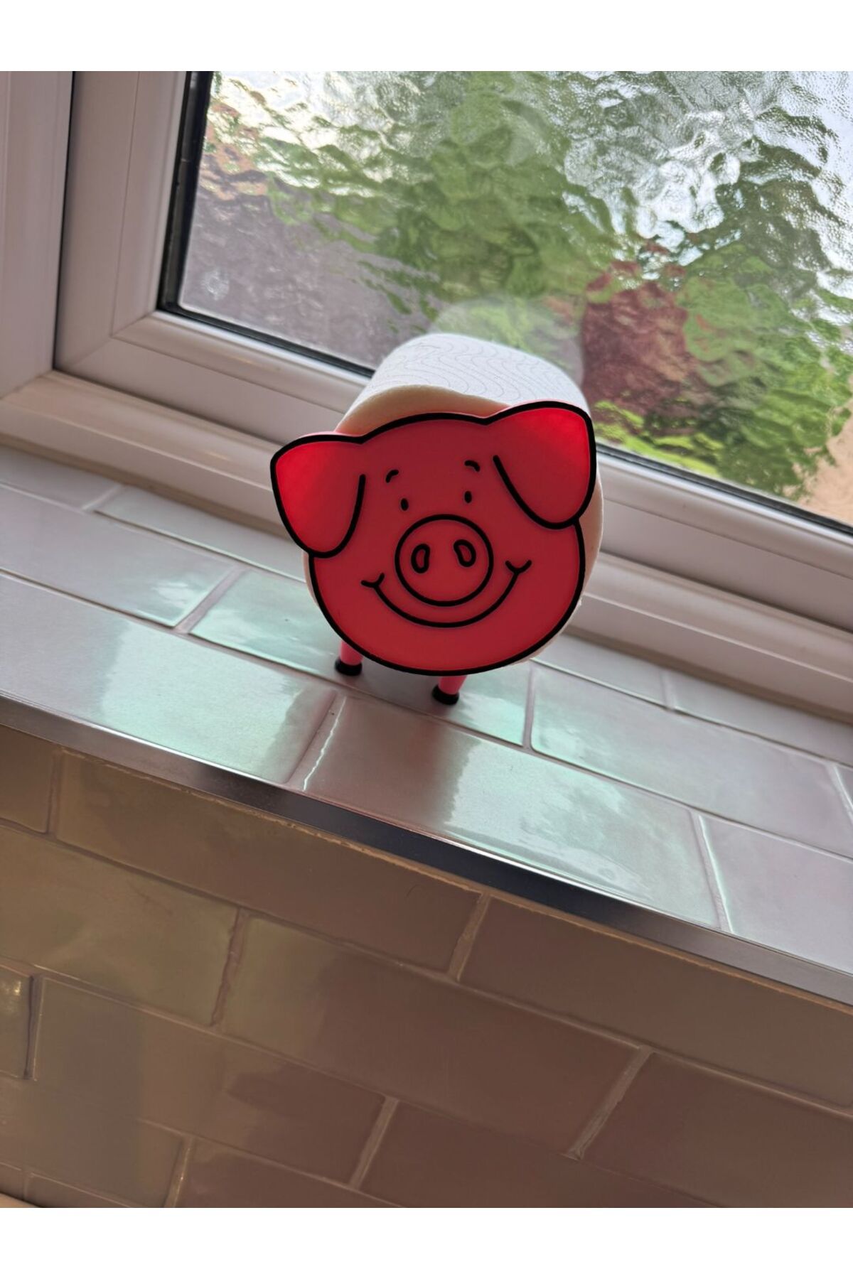 barsdepo-Pink Pig Toilet Roll Holder 2