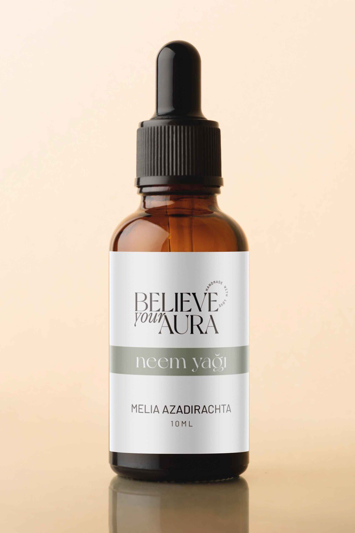 Believe Your Aura Neem Yağı - %100 Saf ve Doğal Cilt ve Saç Bakım Yağı - Neem Oil - 10 ml