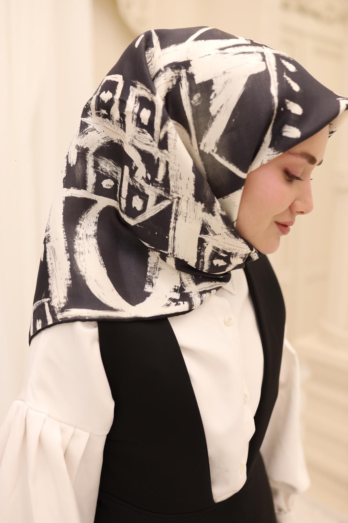 Silk Home-Twill Silk Scarf 11462-04 3