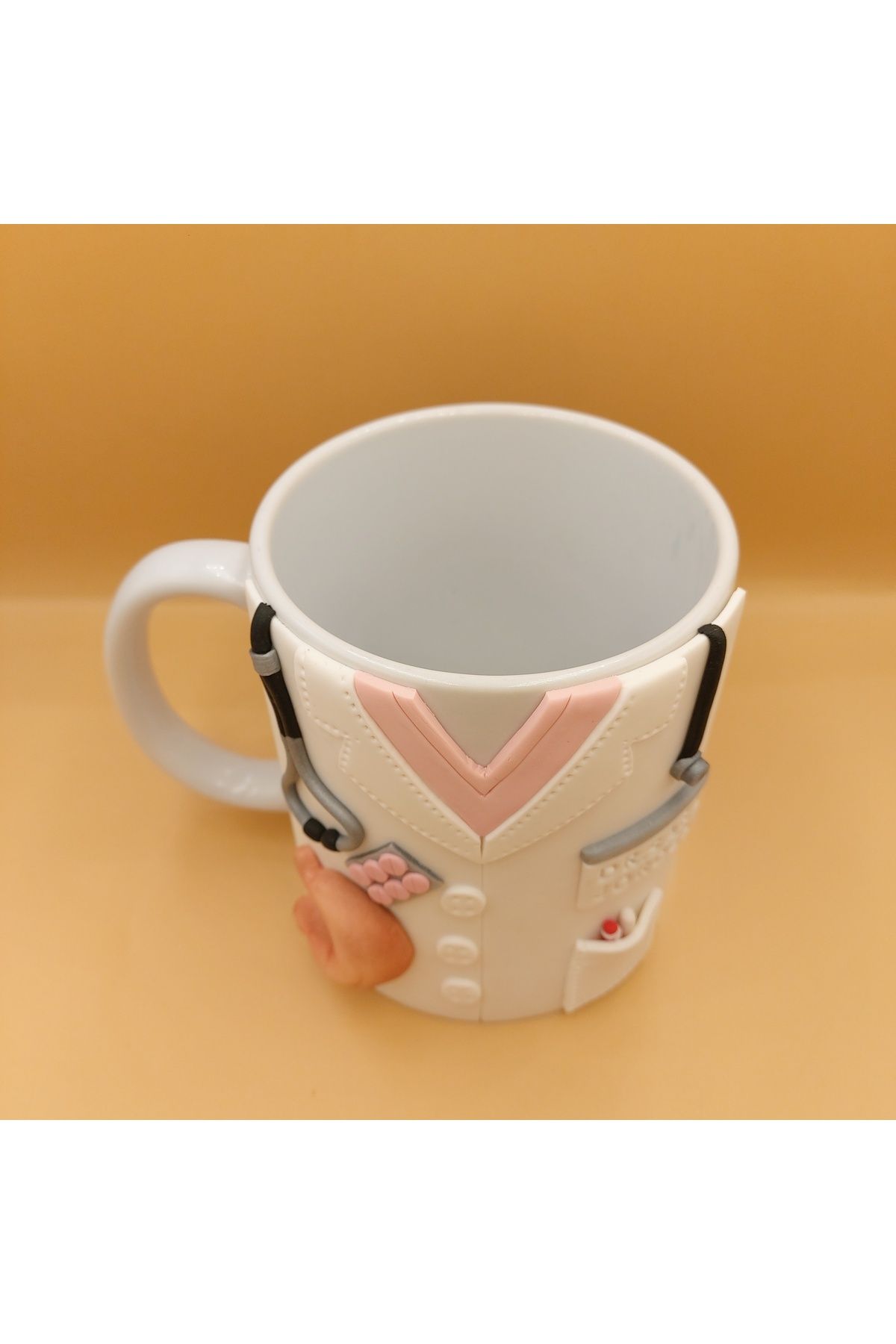 kuphane-3D Relief General Surgeon - Gastroenterology Doctor Gift Handmade Mug Cup 6