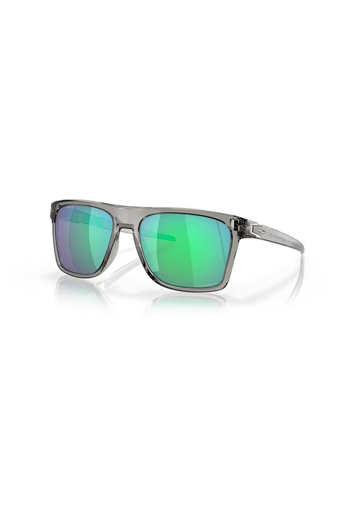 Oak 9100 910010 57 عینک آفتابی شفاف خاکستری آینه پلاریزه مردانه Leffingwell Oakley