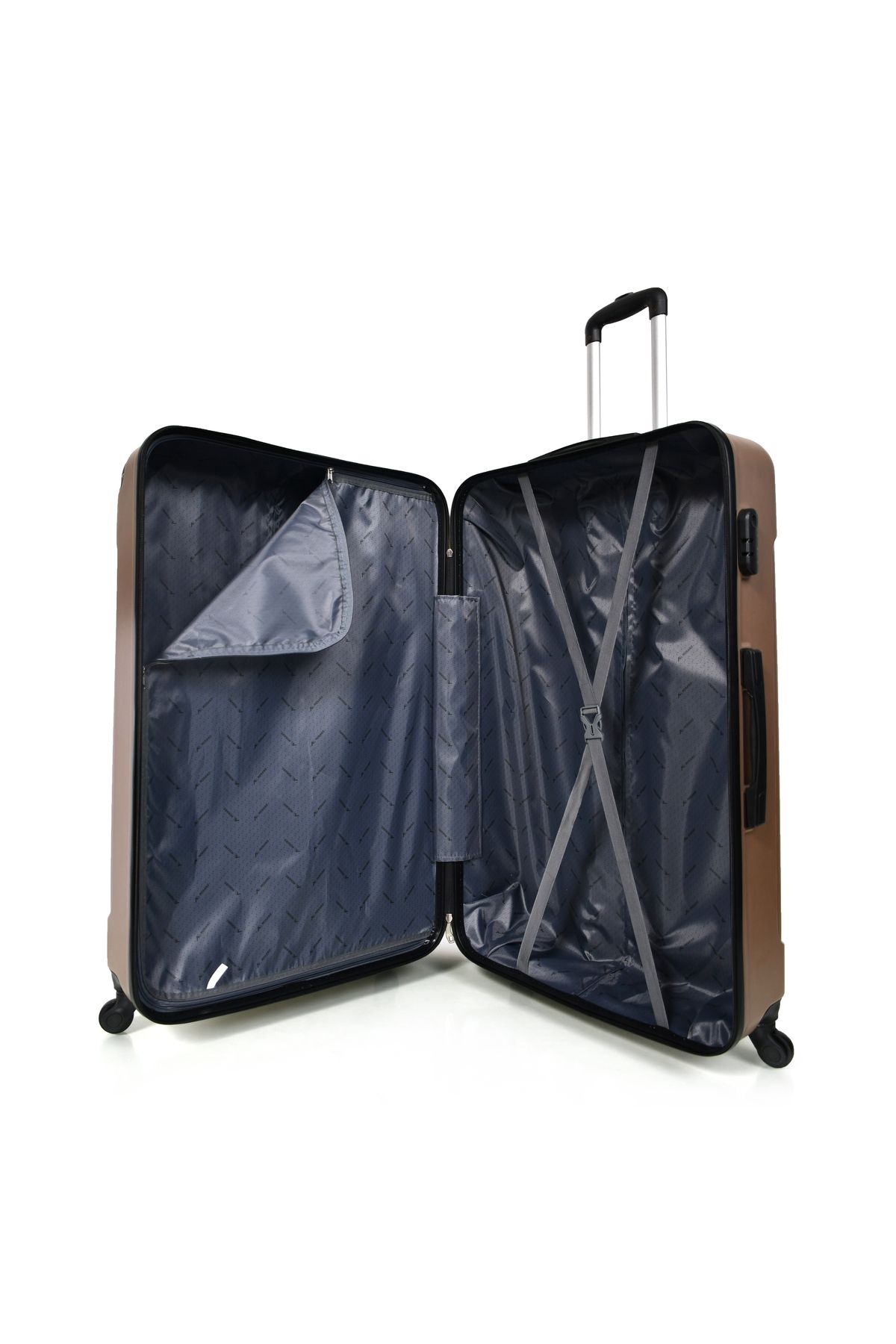 MORANO-Morano Durable and Lightweight 4-Wheel Spinner Luggage Set with Numbered Security Lock (Set of 4) 8