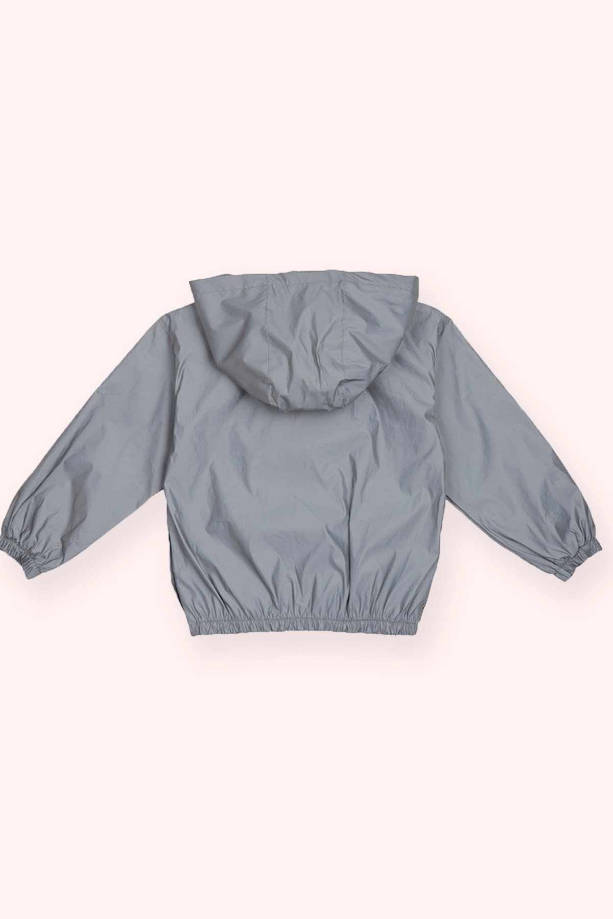 Panço Erkek Çocuk Kapüşonlu Gri Yağmurluk fotoğrafı 3 (önizleme)