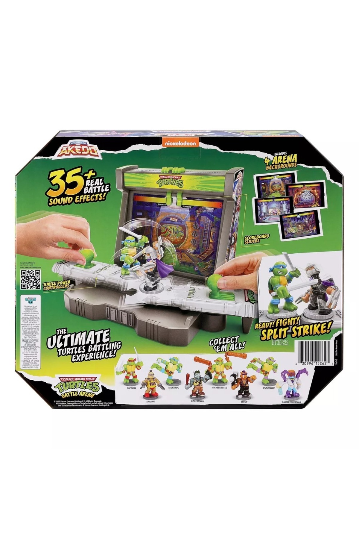 Akedo-Teenage Mutant Ninja Turtles Battle Arena Playset with Mini Figures 3