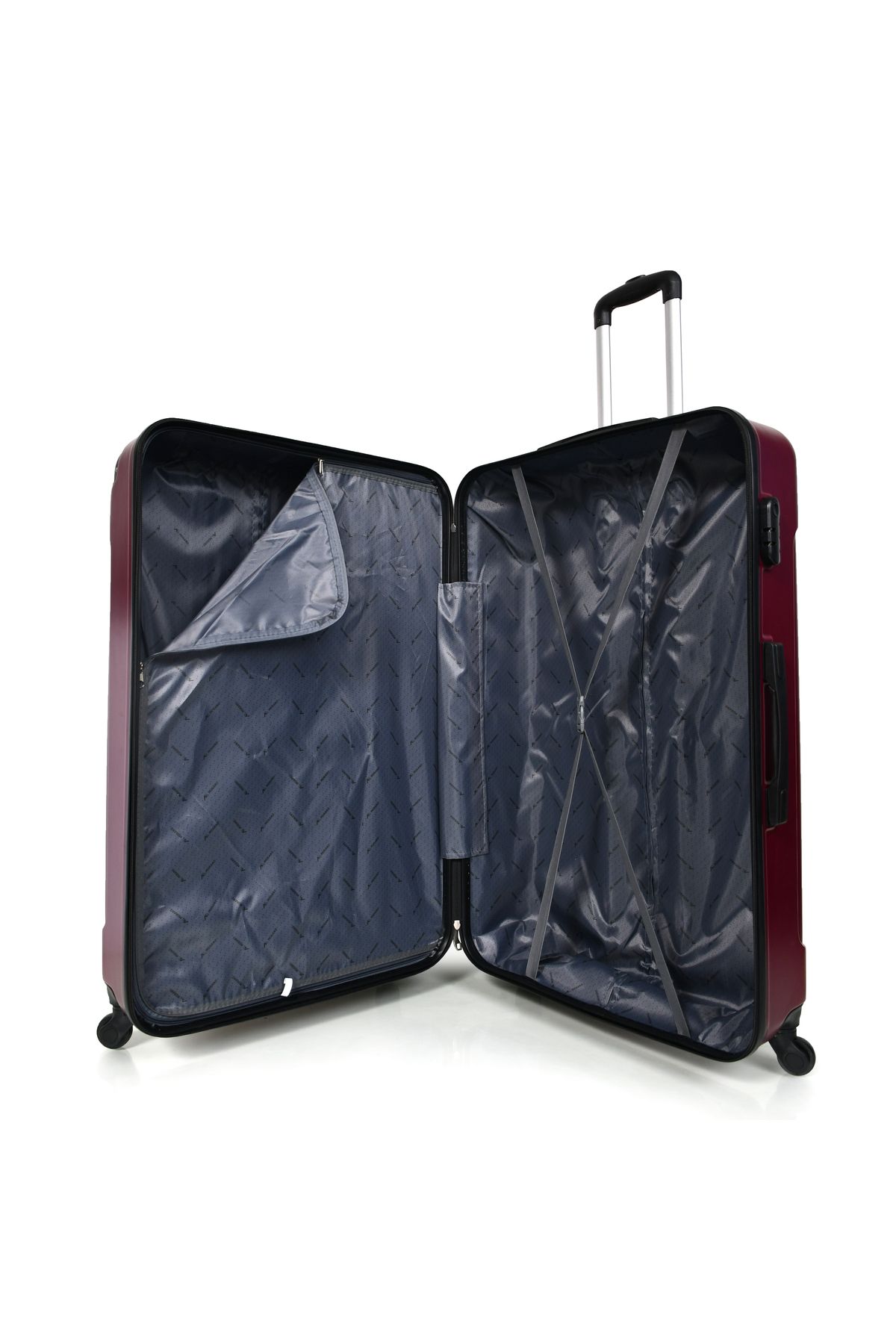 MORANO-Morano Durable and Lightweight 4-Wheel Spinner Luggage Set with Numbered Security Lock (Set of 4) 7