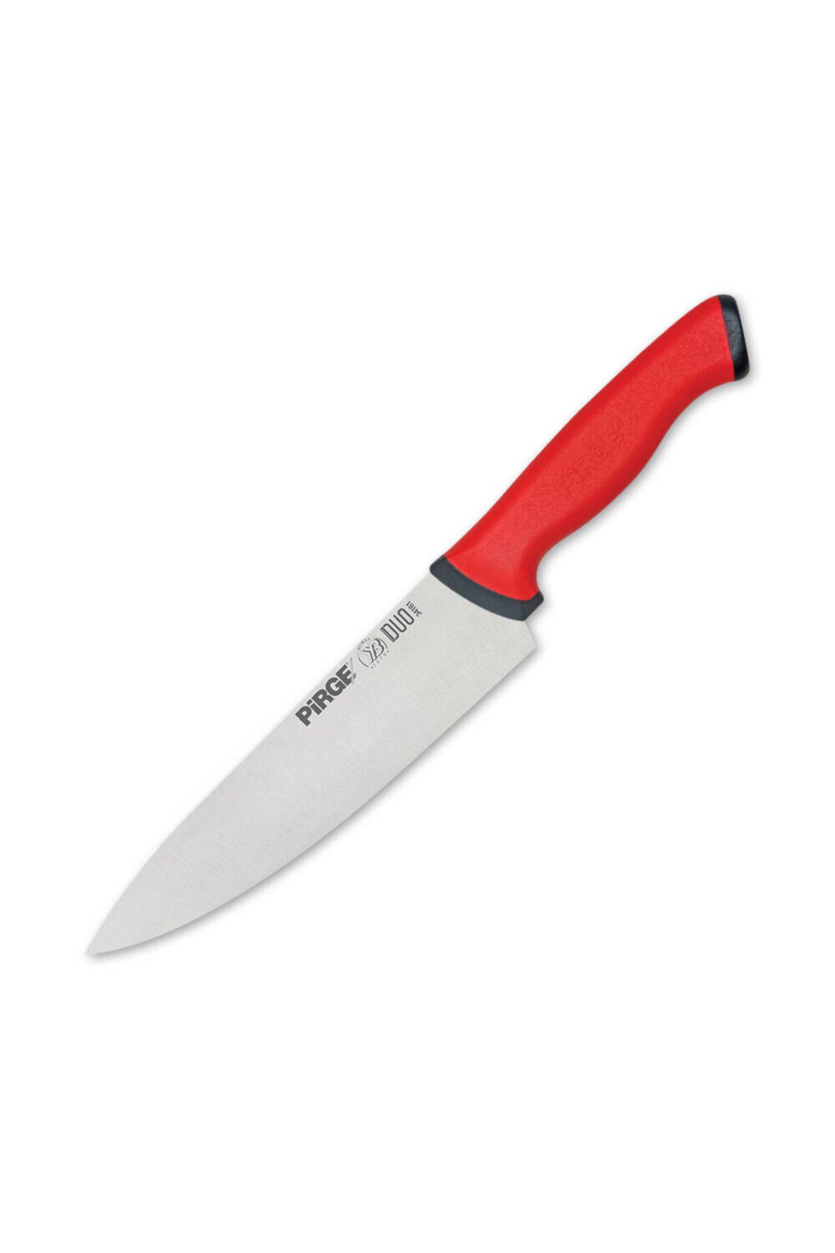 karadağsb 34161 Duo Şef Bıçağı 21 Cm - Kırmızı Kaymaz Sap