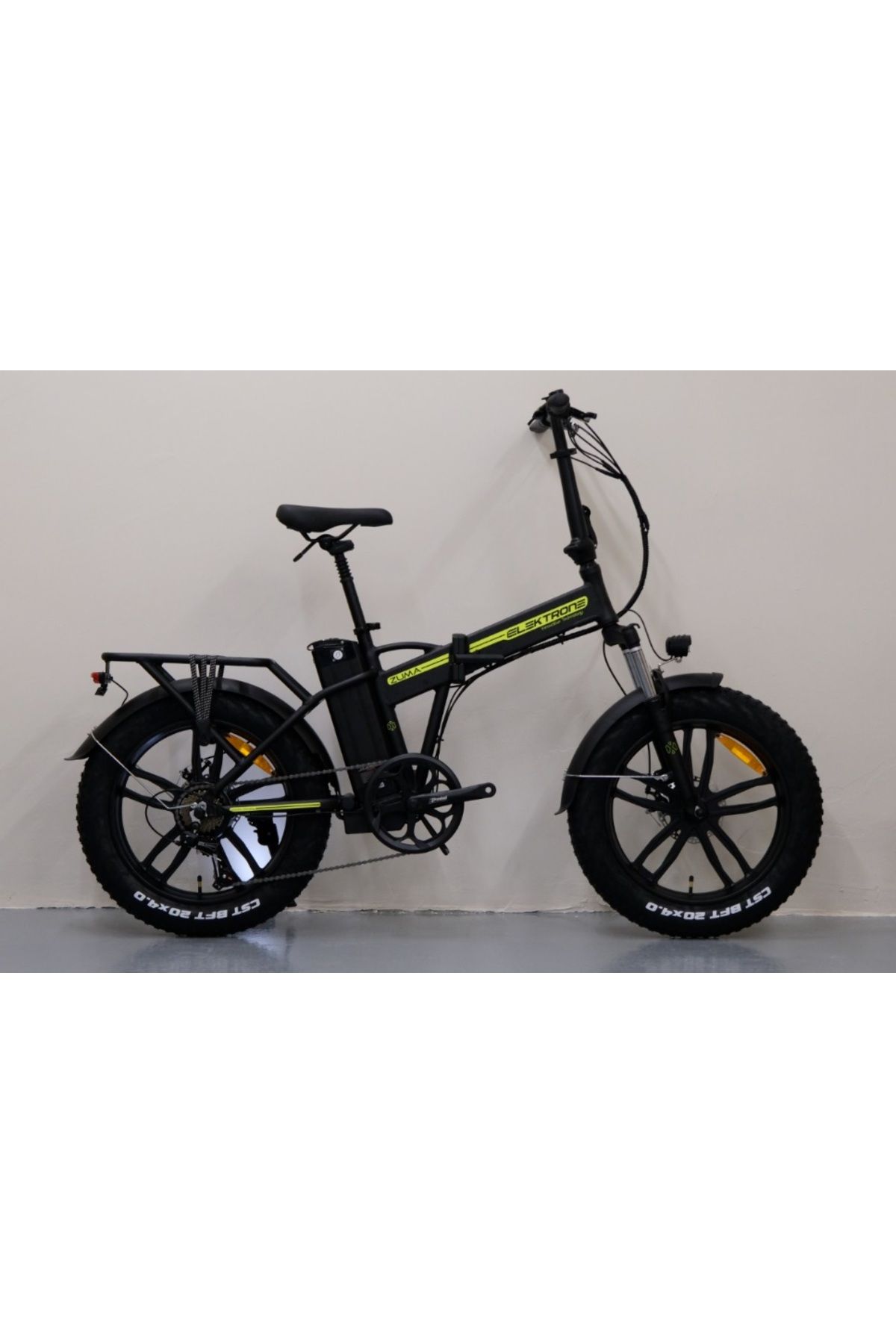 Kron Zuma 20 Jant Katlanabilir 36 Volt 350 Watt MD Elektrikli Bisiklet Neon Sarı