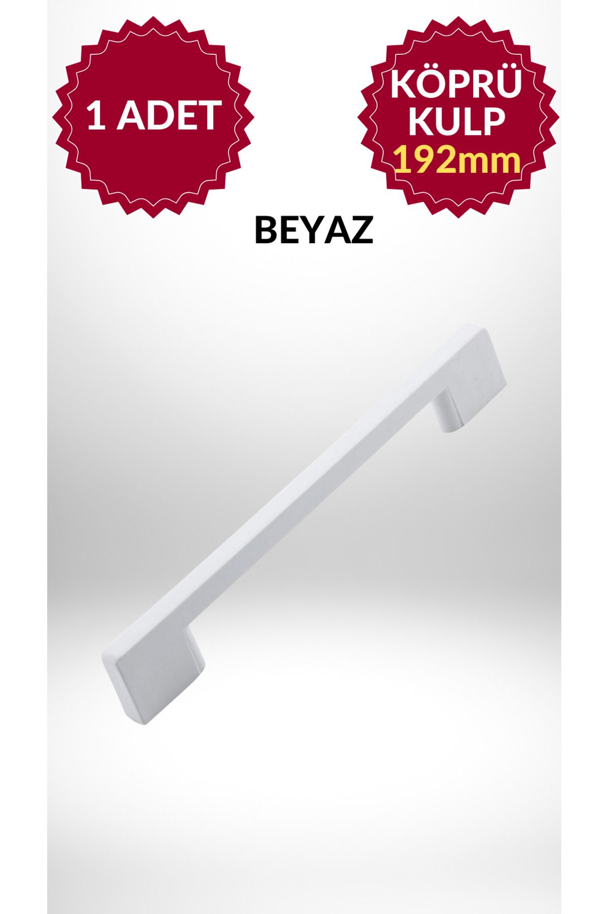 Köprü Plastik 192Mm Beyaz Mobilya Çekmece Kulp Dolap – Dayanıklı Ve Şık Tasarım