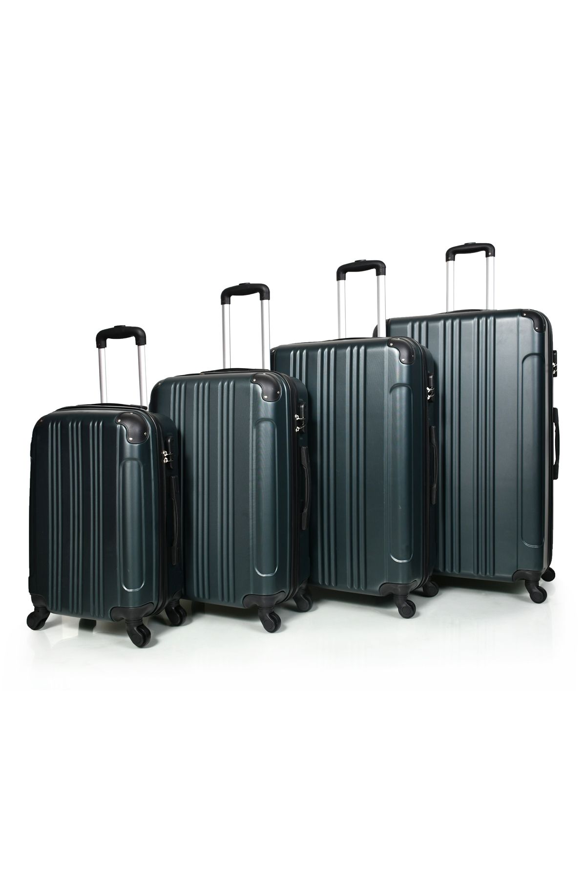 MORANO-Morano Durable and Lightweight 4-Wheel Spinner Luggage Set with Numbered Security Lock (Set of 4) 2