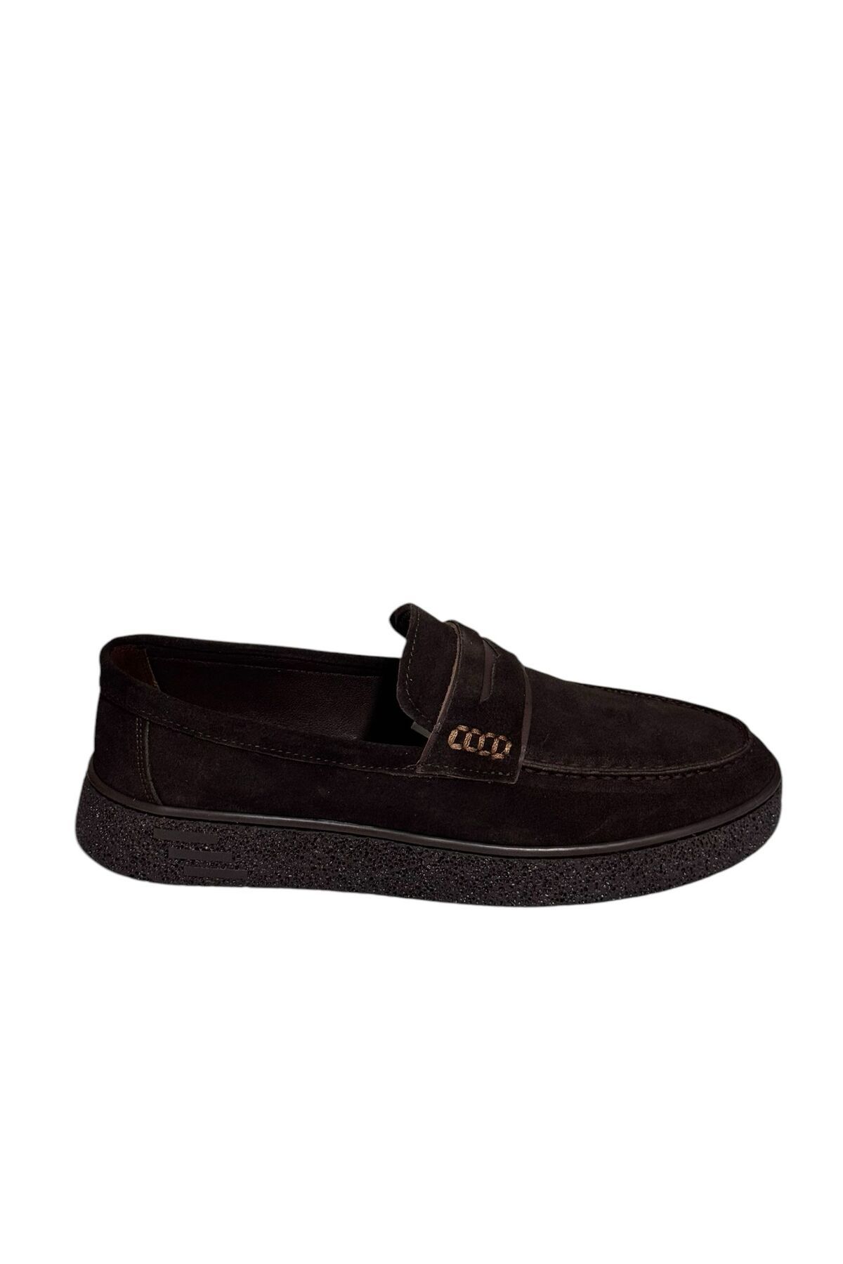 Greyybull Shoes-حذاء كاجوال رجالي من الجلد الطبيعي باللون البني، حذاء لوفر، حذاء خفيف الوزن 3