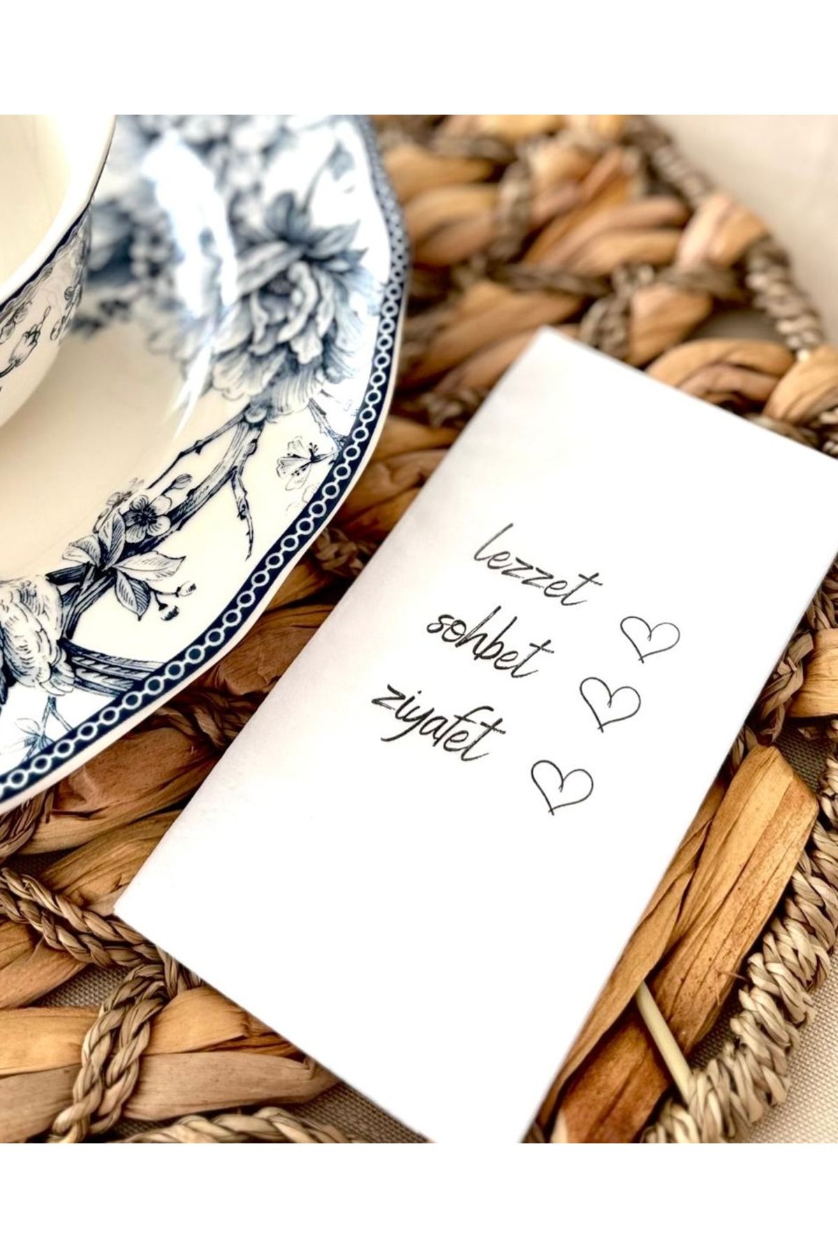 napkindesign Baskılı Lux Sunum Peçetesi 20li