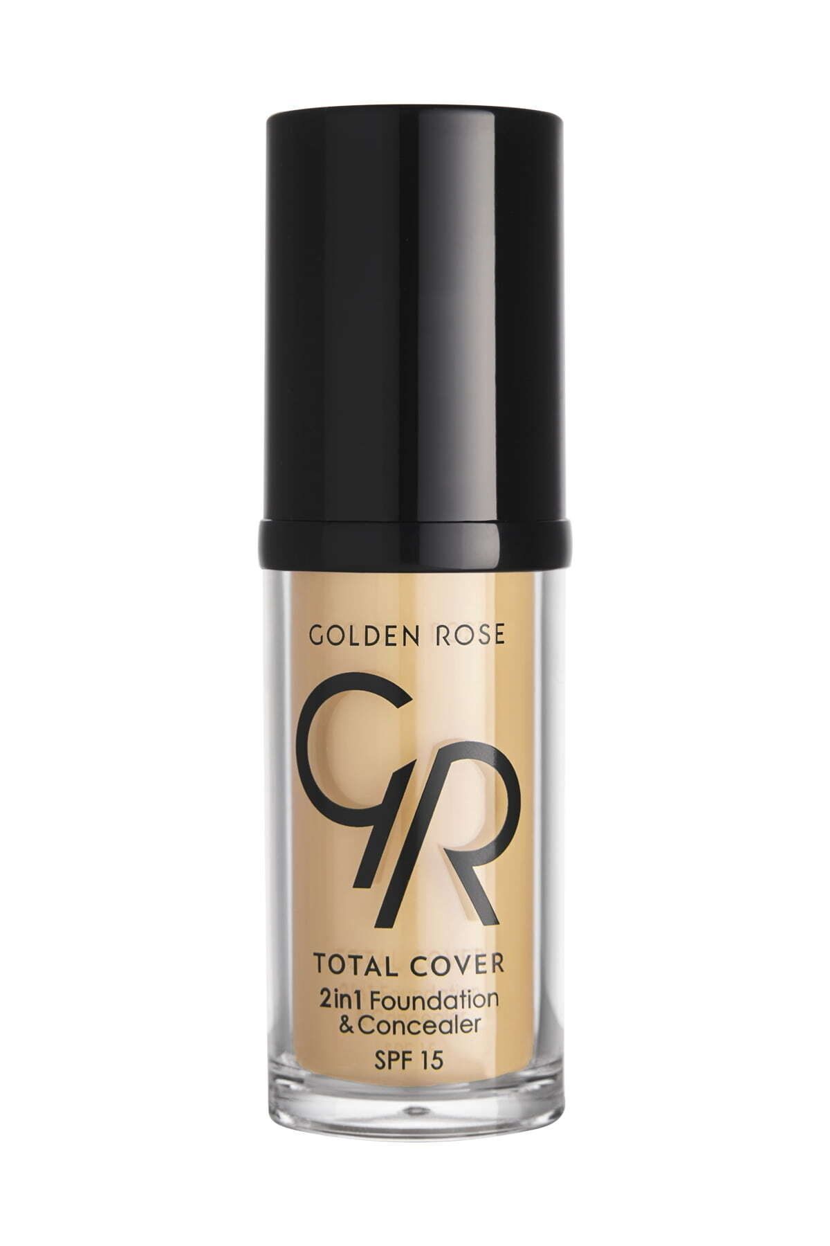 Golden Rose-كريم أساس توتال كوفر 2 في 1 03 كريم أساس وخافي عيوب اللوز 30 مل 1