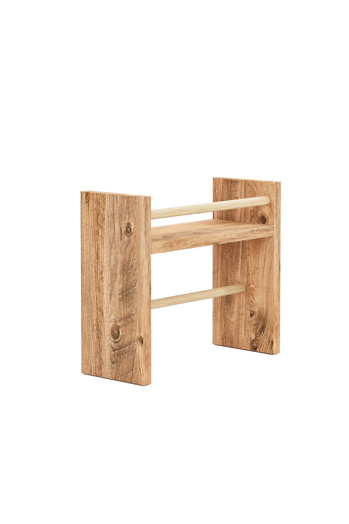 interGO-Spice Rack With Paper Roll Holder - Atlantic Pine Pattern 5